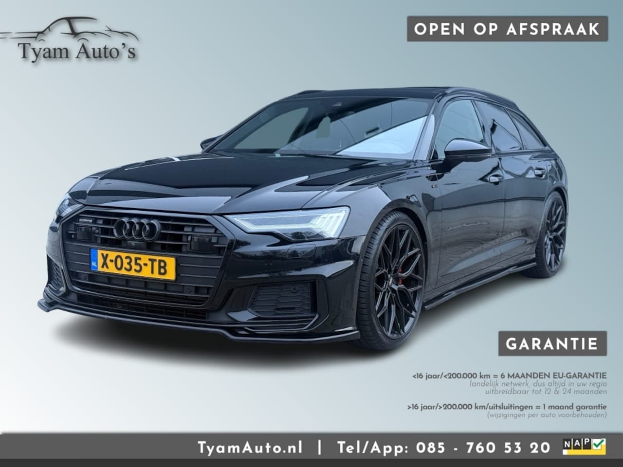 Audi A6 - 50 TDI Quattro Sport Pro Line S RS6-design FULL OPTIONS *JAAR GARANTIE* - AutoWereld.nl