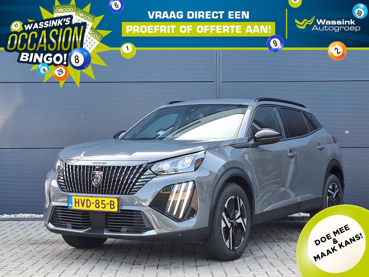 Peugeot 2008 - 1.2 Hybrid 145pk e-DCS6 Allure | Camera | Adap. Cruise Control | Navigatie | Draadloze Opl - AutoWereld.nl