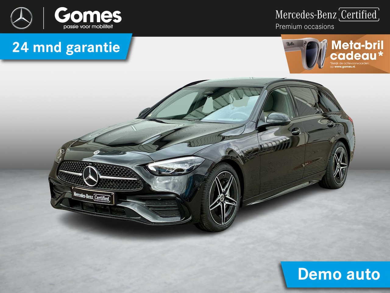 Mercedes-Benz C-klasse Estate - 180 Star Edition AMG | Night Pakket | Panoramadak | Burmester 3D Surround Sound | Elektris - AutoWereld.nl