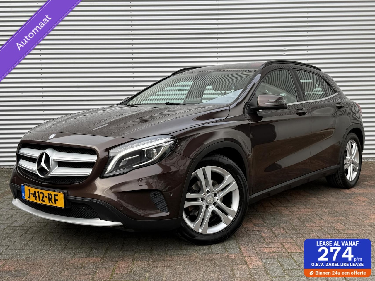 Mercedes-Benz GLA-Klasse - 180 Automaat Airco Cruise Led Navi 2016 - AutoWereld.nl
