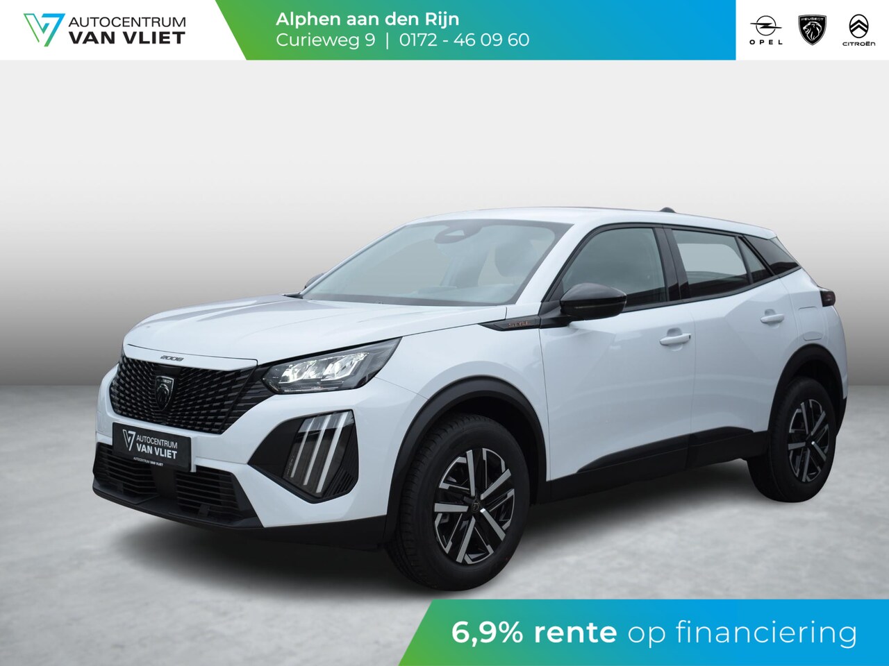 Peugeot 2008 - 1.2 PureTech 100 Style ACHTERUITRIJCAMERA MET SENSOREN | NAVI & CARPLAY | AIRCO | UIT VOOR - AutoWereld.nl
