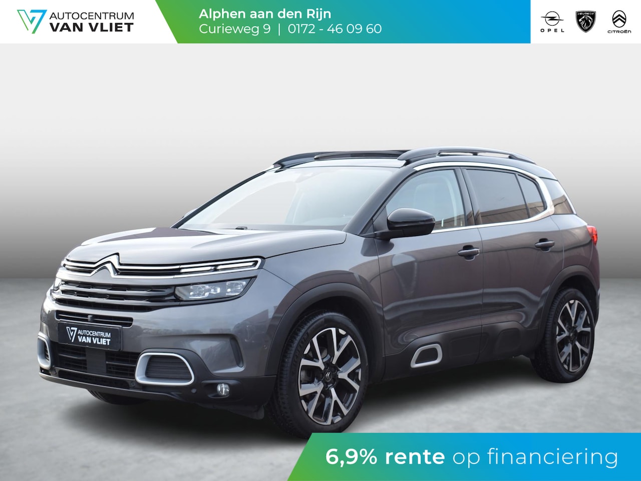 Citroën C5 Aircross - 1.2 PureTech Business Plus 130 PK | SCHUIF / KANTELDAK | AUTOMAAT | SENSOREN MET CAMERA | - AutoWereld.nl