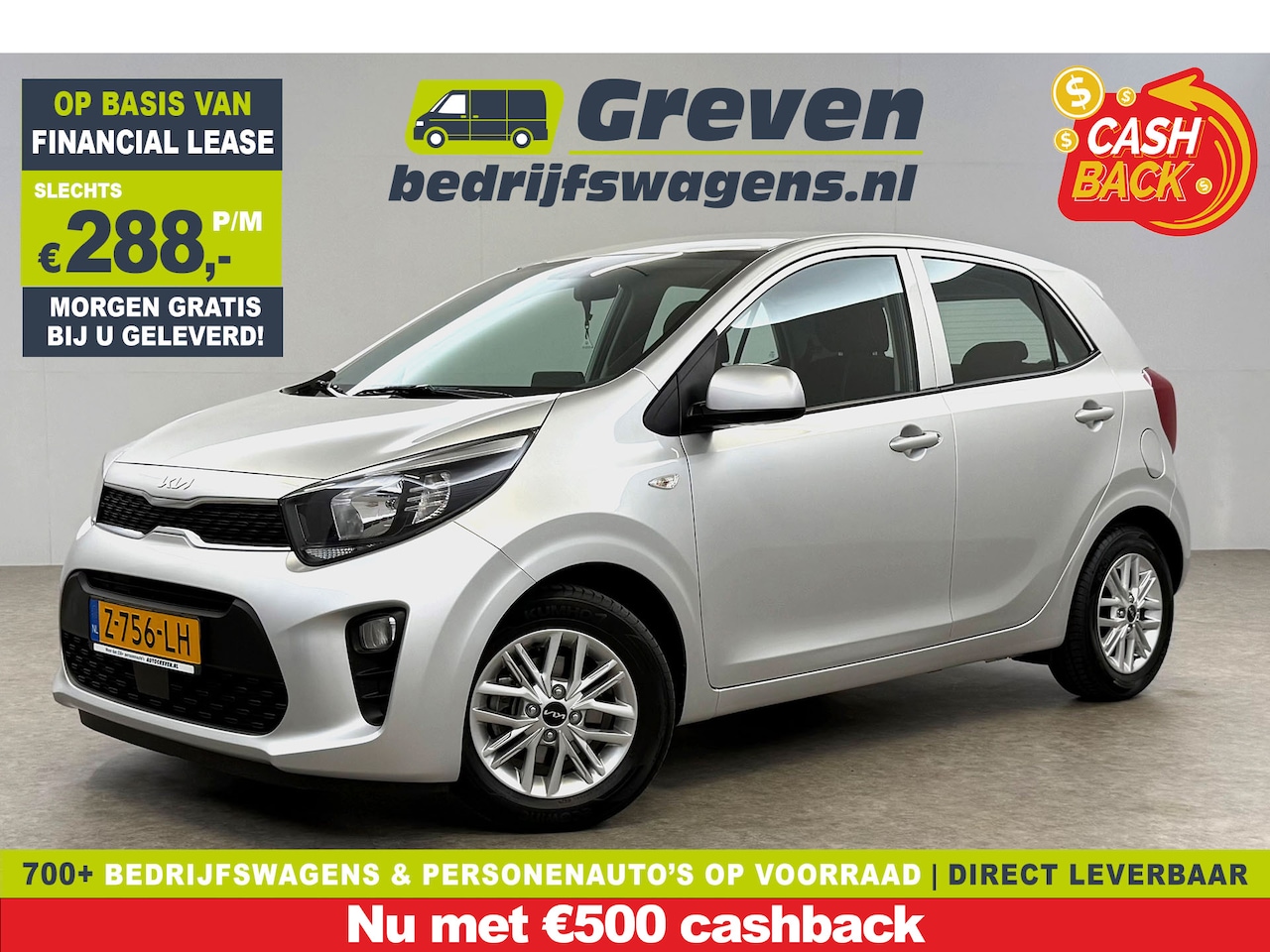 Kia Picanto - 1.0 DPi DynamicLine | Camera | Cruise | Carplay | Airco | NAP - AutoWereld.nl