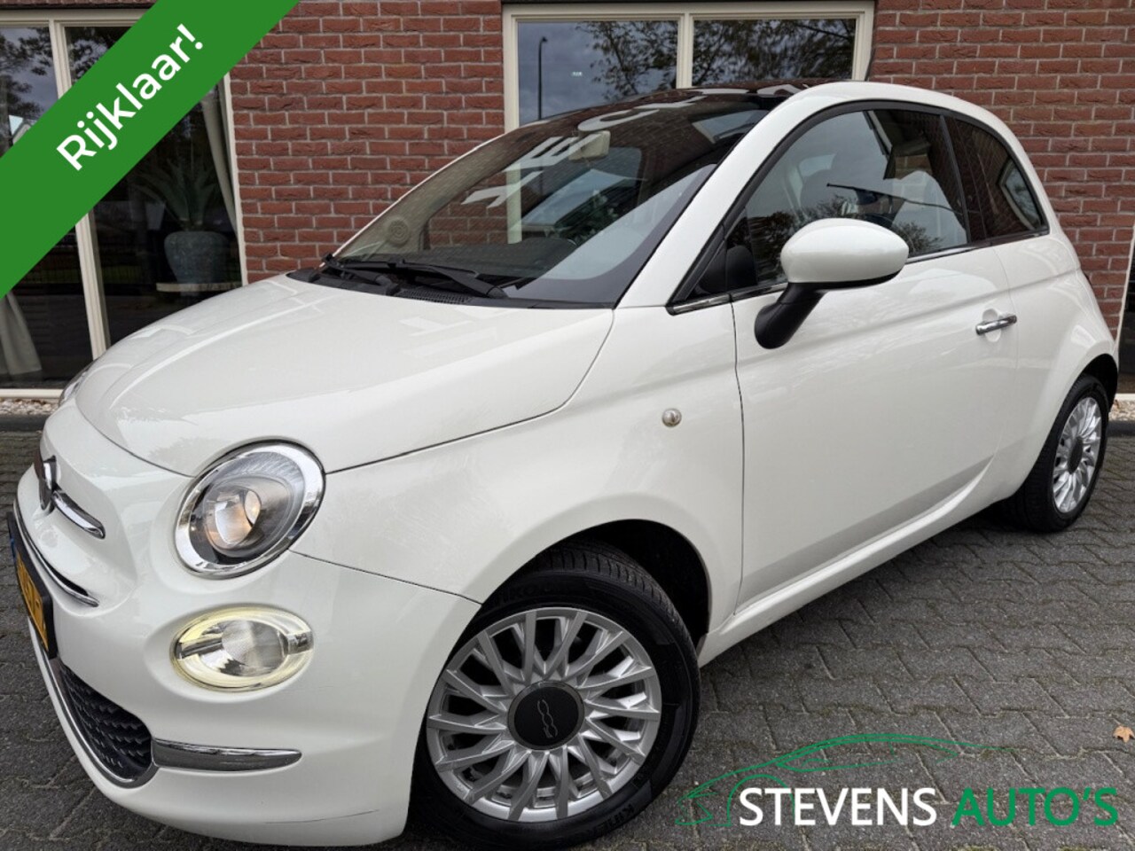 Fiat 500 - 0.9 TwinAir T Lounge PANODAK / PDC / GROOT.SCHERM / CRUISE / AIR - AutoWereld.nl
