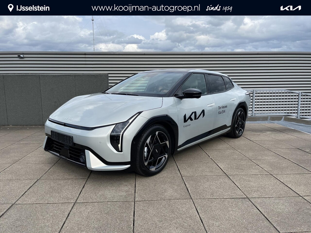 Kia EV4 Fastback - GT-PlusLine 81.4 kWh Nu in de Showroom in IJsselstein / EV4  vanaf € 44595,-* - AutoWereld.nl