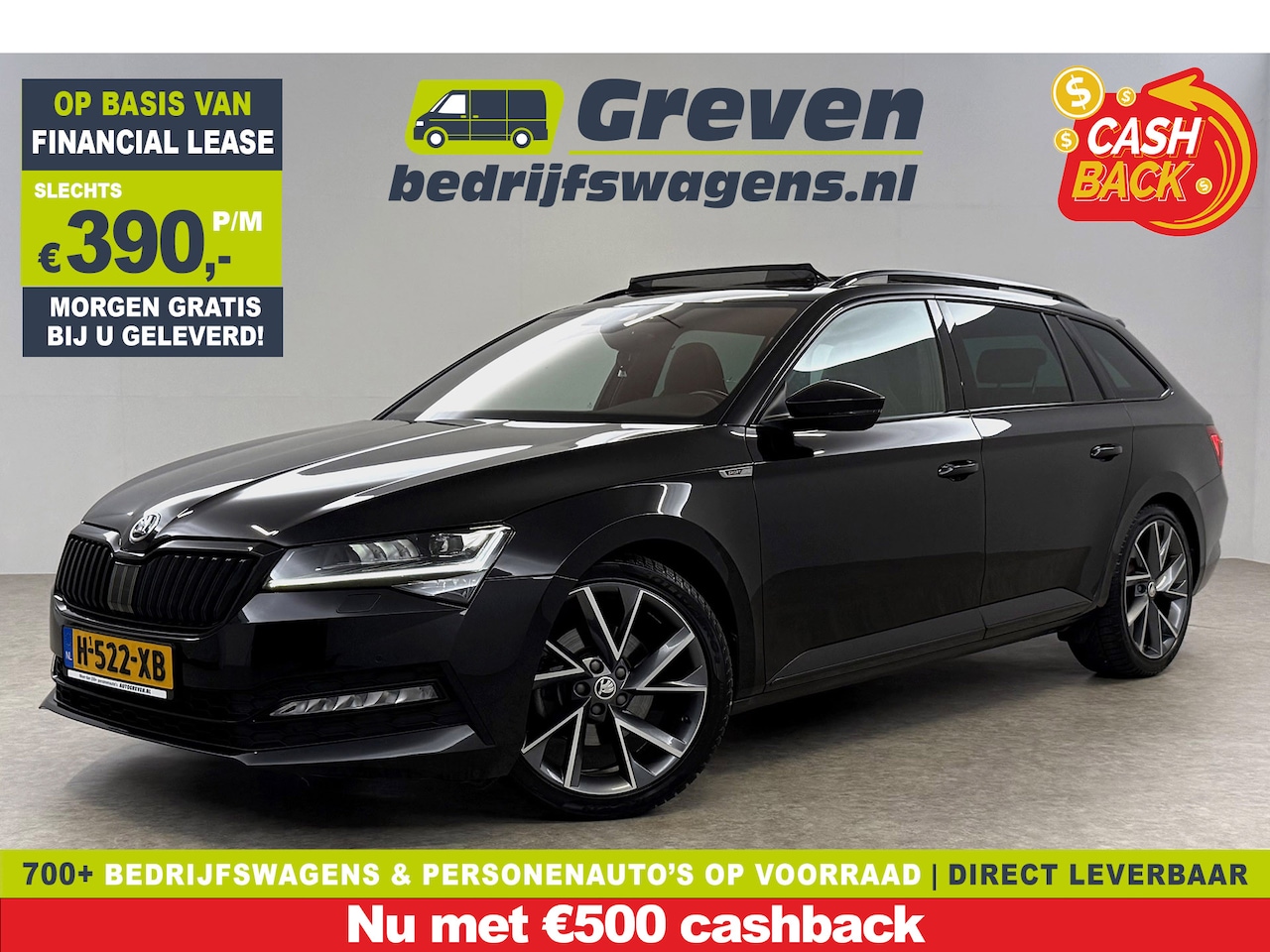 Skoda Superb - 1.5 TSI 150PK ACT Sportline Business | Pano | Sfeerverl. | Virtual | Memory | Trekh. | Cam - AutoWereld.nl