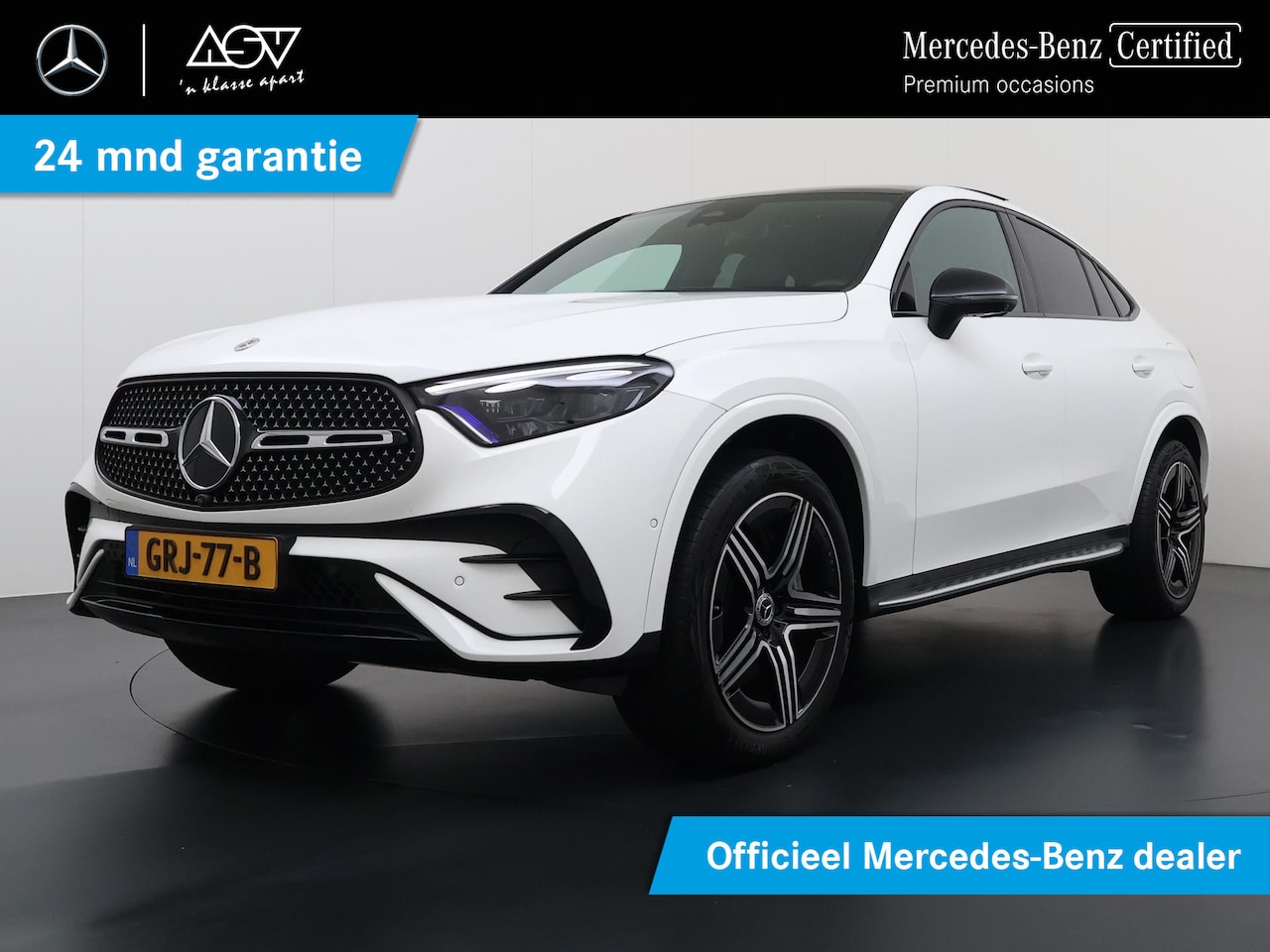 Mercedes-Benz GLC-klasse Coupé - 300e 4MATIC AMG Line Panoramadak, wegklapbare trekhaak, Adaptieve cruisecontrol - AutoWereld.nl