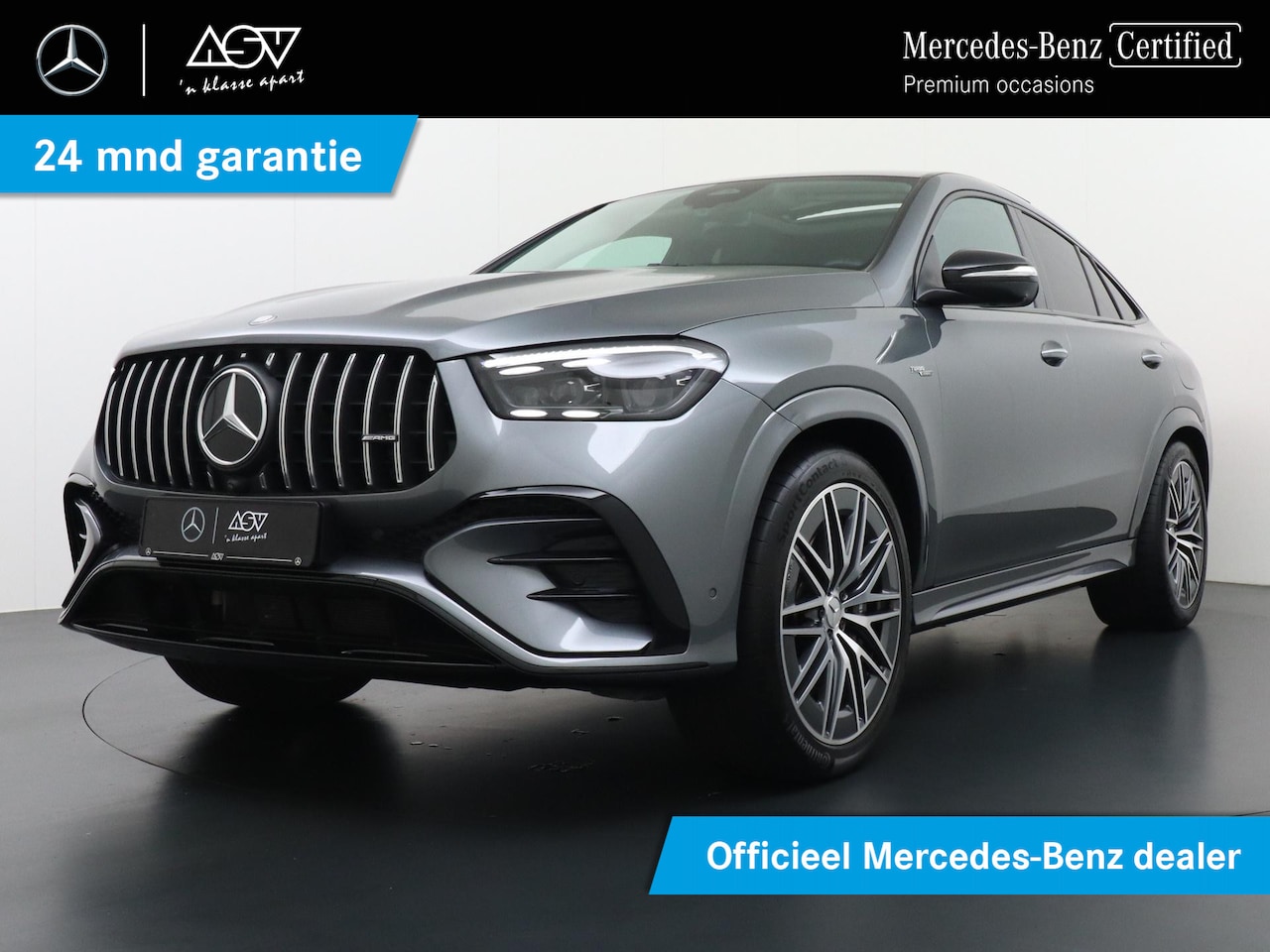 Mercedes-Benz GLE-Klasse Coupé - AMG 53 Hybrid 4MATIC+ AMG-Nightpakket, Rijassistentiepakket, wegklapbare trekhaak, Panoram - AutoWereld.nl