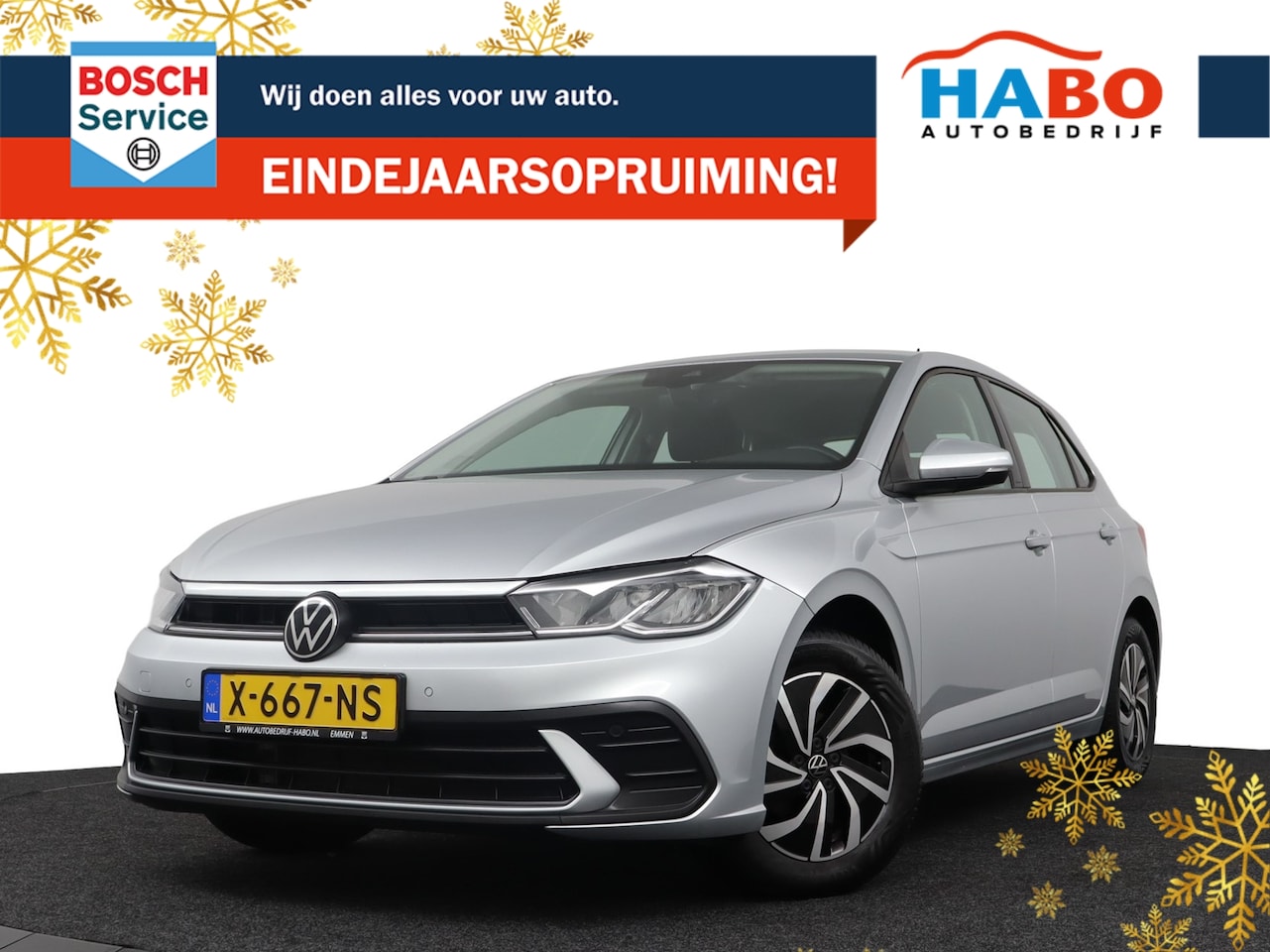 Volkswagen Polo - 1.0 TSI LIFE 5DRS AC/ADAPTIVE.CRUISE/APPLE.CARPLAY/REGEN.SENS/PARK.SENS/LMV/23.000KM!! - AutoWereld.nl