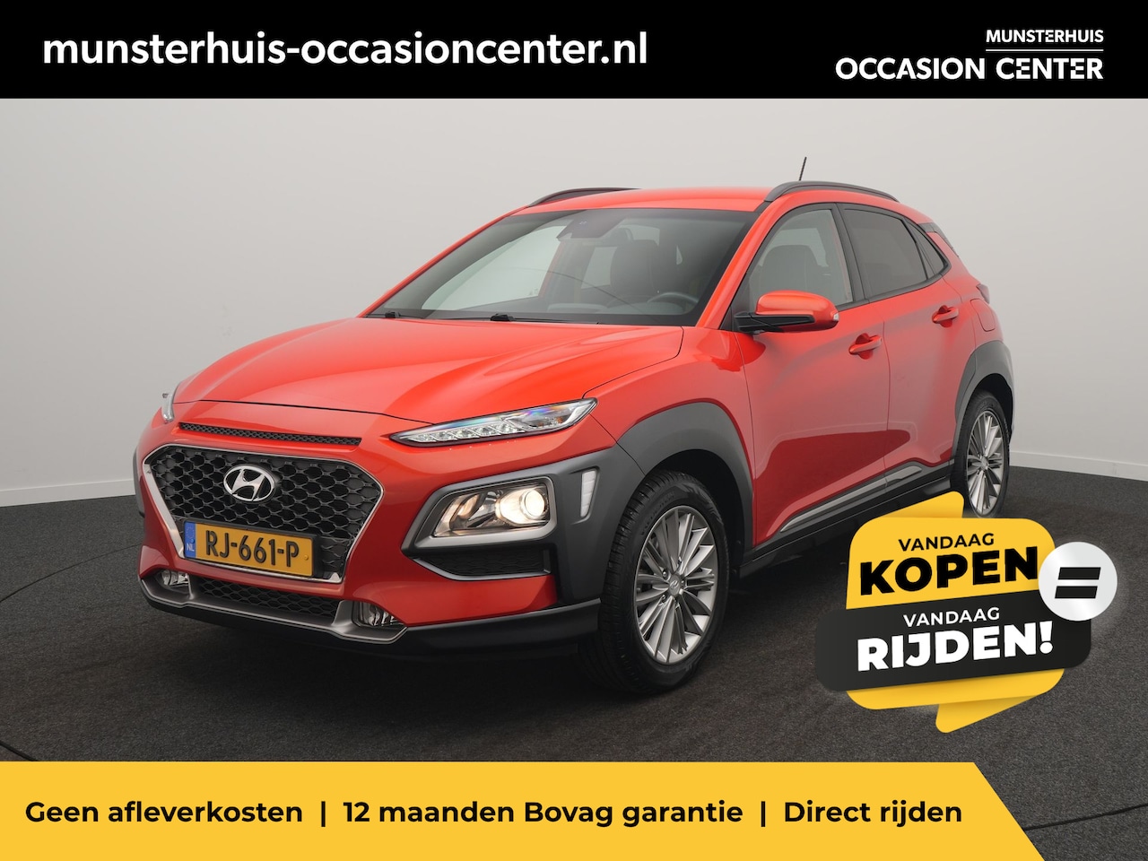 Hyundai Kona - 1.0T Fashion - RIJKLAARPRIJS - Achteruitrijcamera - All Seasonbanden - Trekhaak - AutoWereld.nl