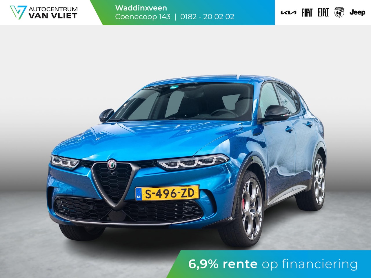 Alfa Romeo Tonale - Plug-In Hybrid Q4 280pk Edizione Speciale | Technology Pack | Winter Pack | Blu Misano - AutoWereld.nl