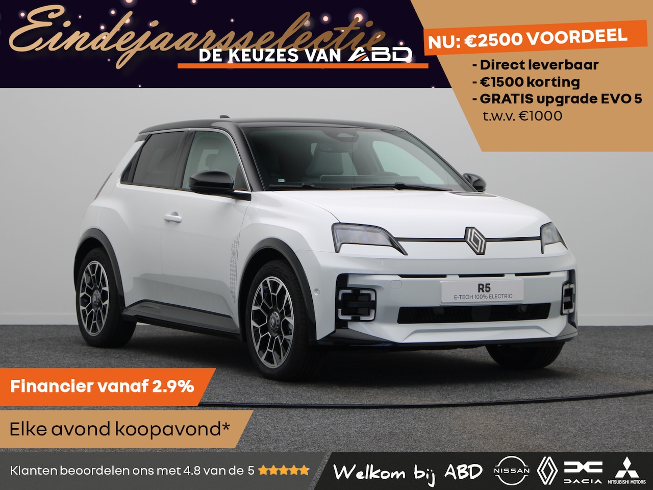 Renault 5 - Roland-Garros Comfort range | Achteruitrijcamera | Elektrisch verwarmbare voorstoelen | IS - AutoWereld.nl