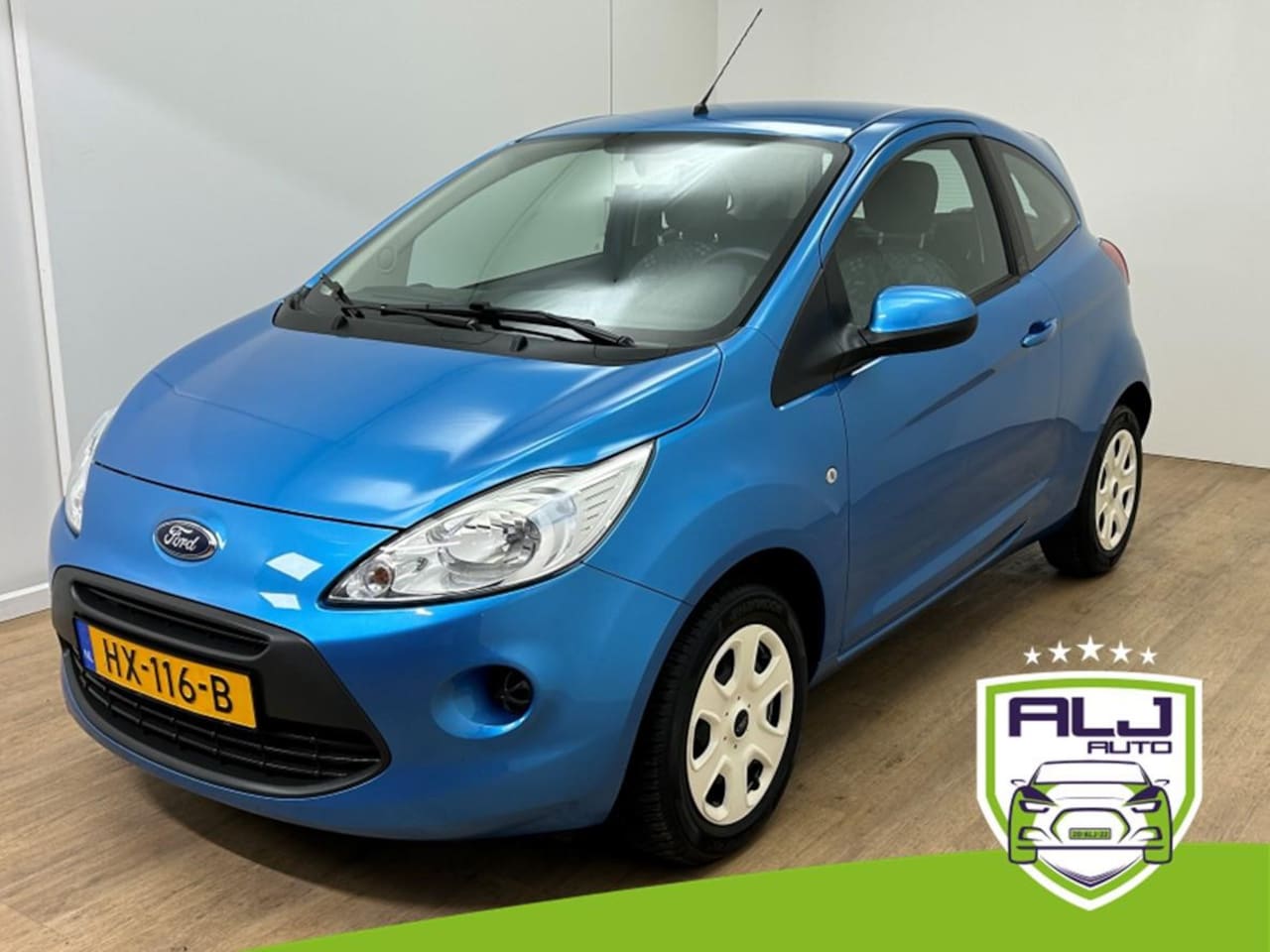Ford Ka - Occasion 1.2 Style start/stop | Blauw | Tweedehands Ford Ka | Airco | Aux audio - AutoWereld.nl