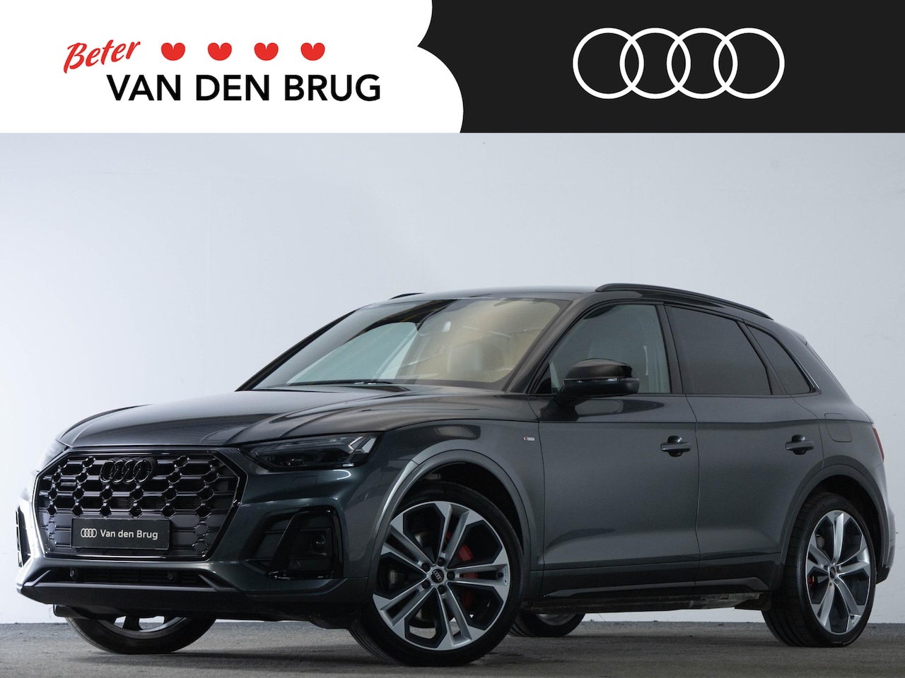 Audi Q5 - S-Line 55 TFSI e 367 PK Competition | LED Matrix | Luchtvering | Head-Up | Trekhaak | Acht - AutoWereld.nl