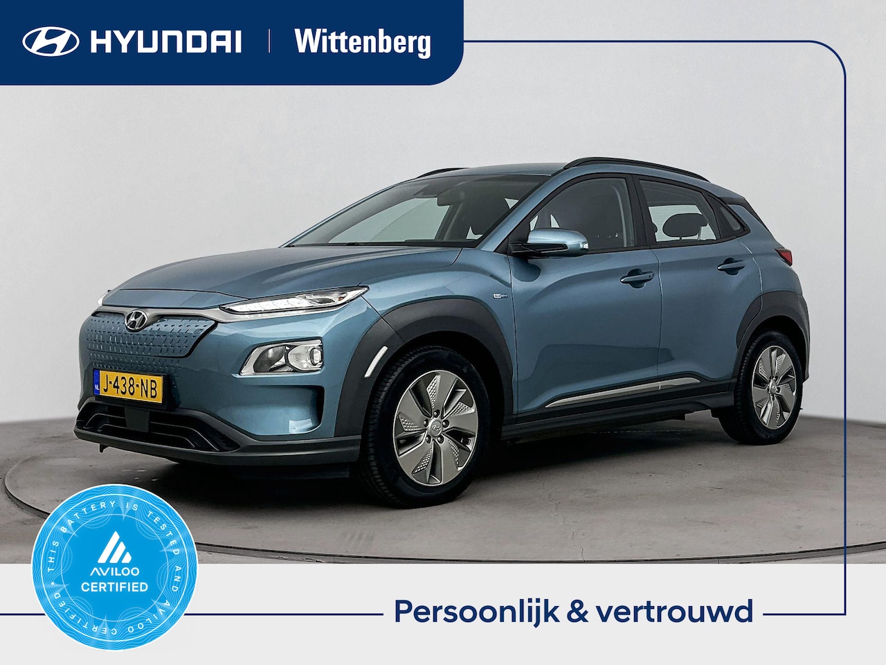 Hyundai Kona Electric - EV Comfort Smart 64 kWh | Warmtepomp | 3-Fasen | SoH 94,3% | Navigatie | Camera | Adaptive - AutoWereld.nl