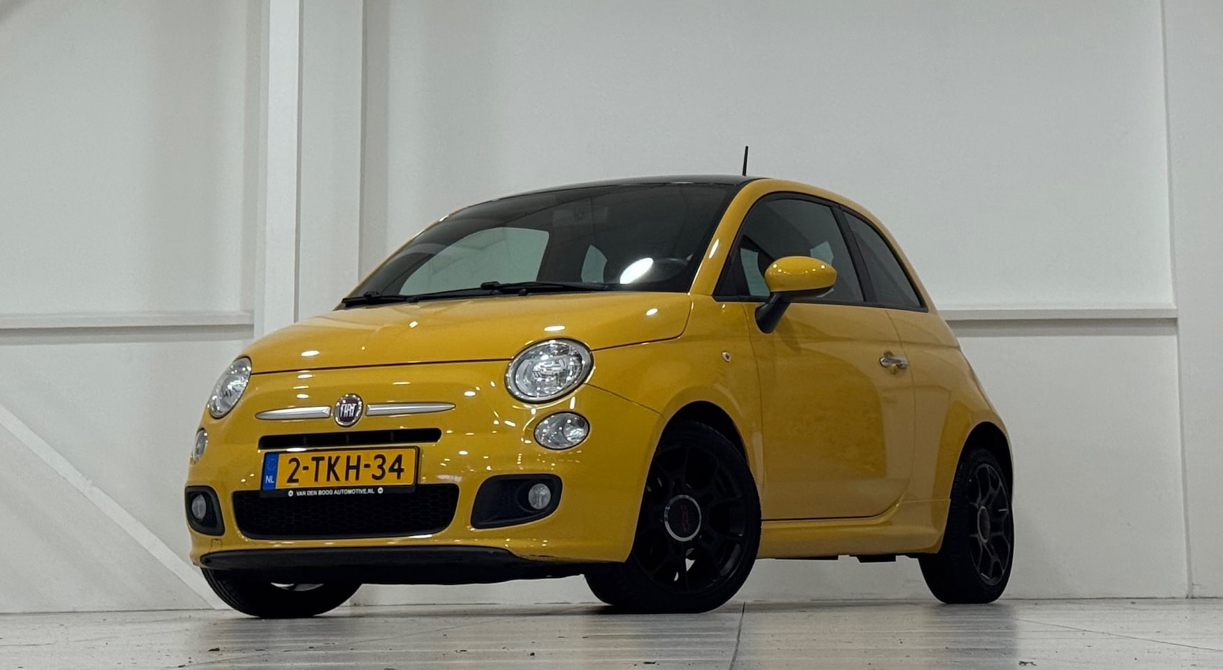 Fiat 500 Abarth - 0.9 TwinAir Turbo 500S Abarth-pakket Lerenbekleding Parkeerhulp Mooi! - AutoWereld.nl
