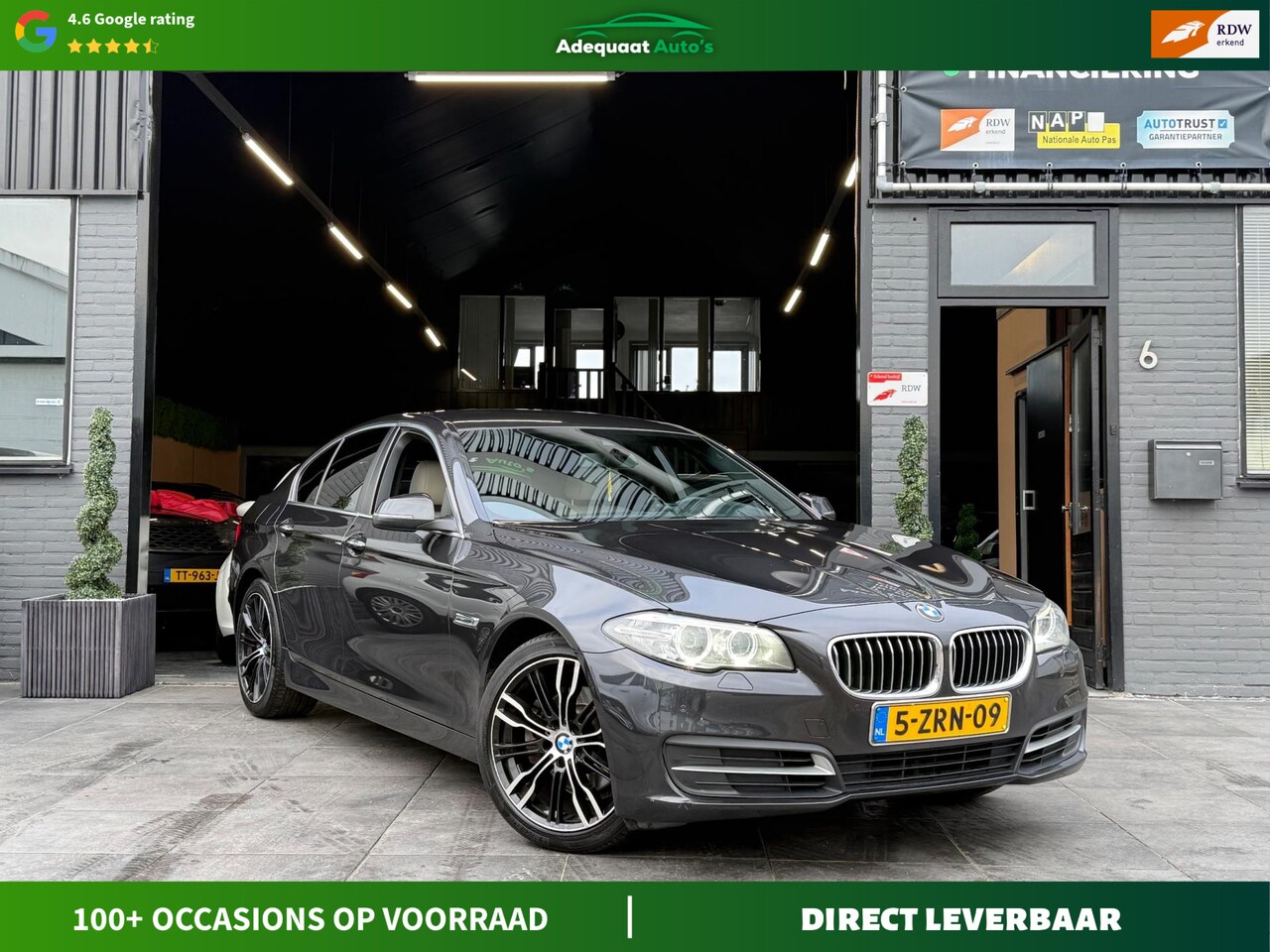 BMW 5-serie - 520d Executive|Camera|Leer|Automaat|NAP|APK - AutoWereld.nl