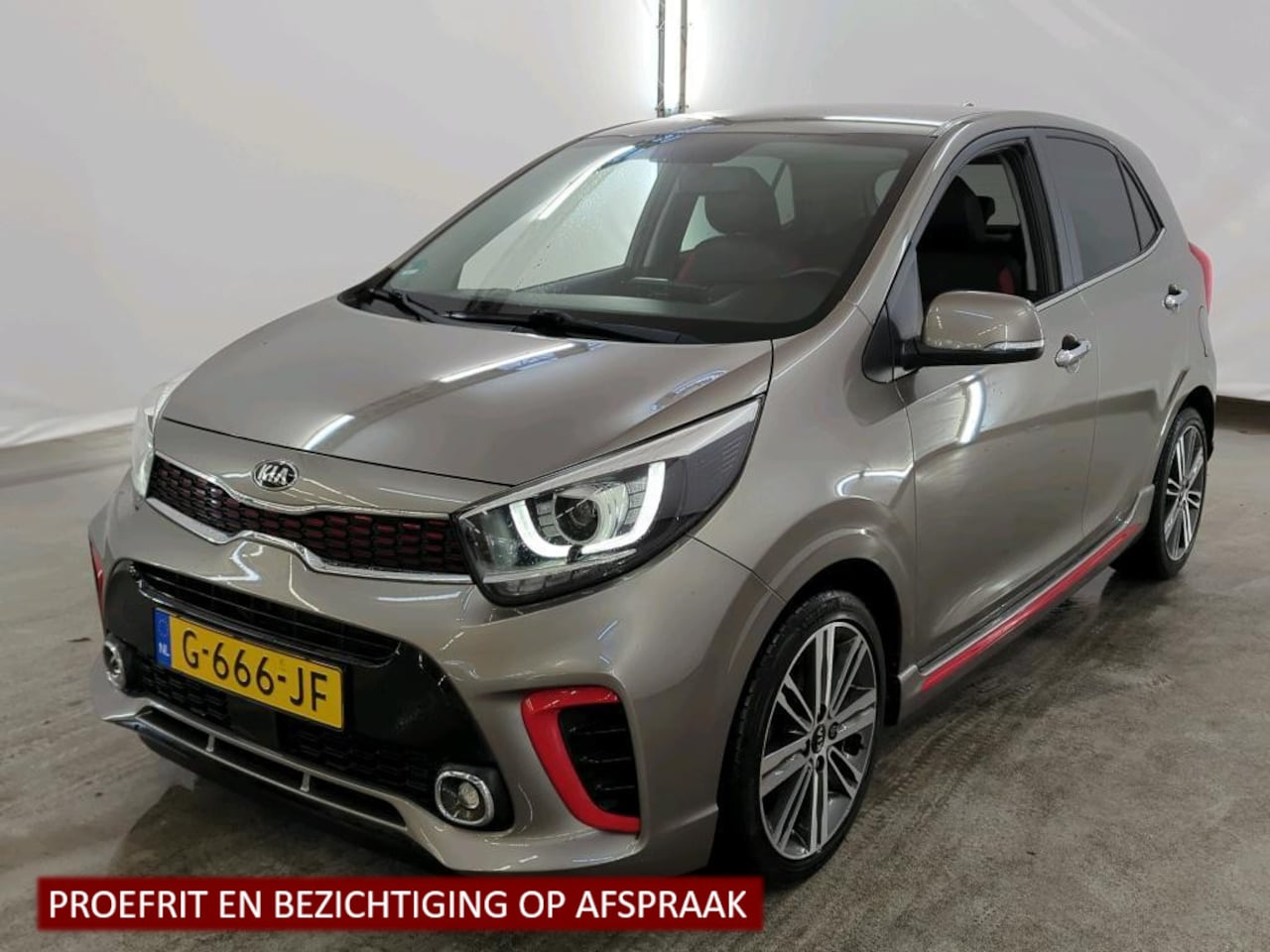 Kia Picanto - 1.0 T-GDI GT-Line 1e Eigenaar | NL-Auto | Volledig Onderh | BTW | WinterPack | Camera | Na - AutoWereld.nl