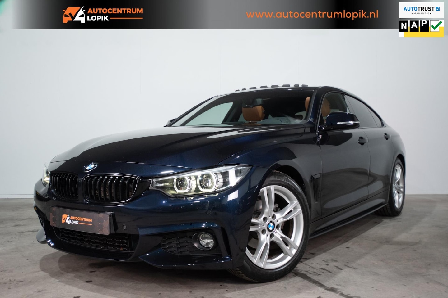 BMW 4-serie Gran Coupé - 420i High Executive M-sport *Open dak*Keyless entry* - AutoWereld.nl