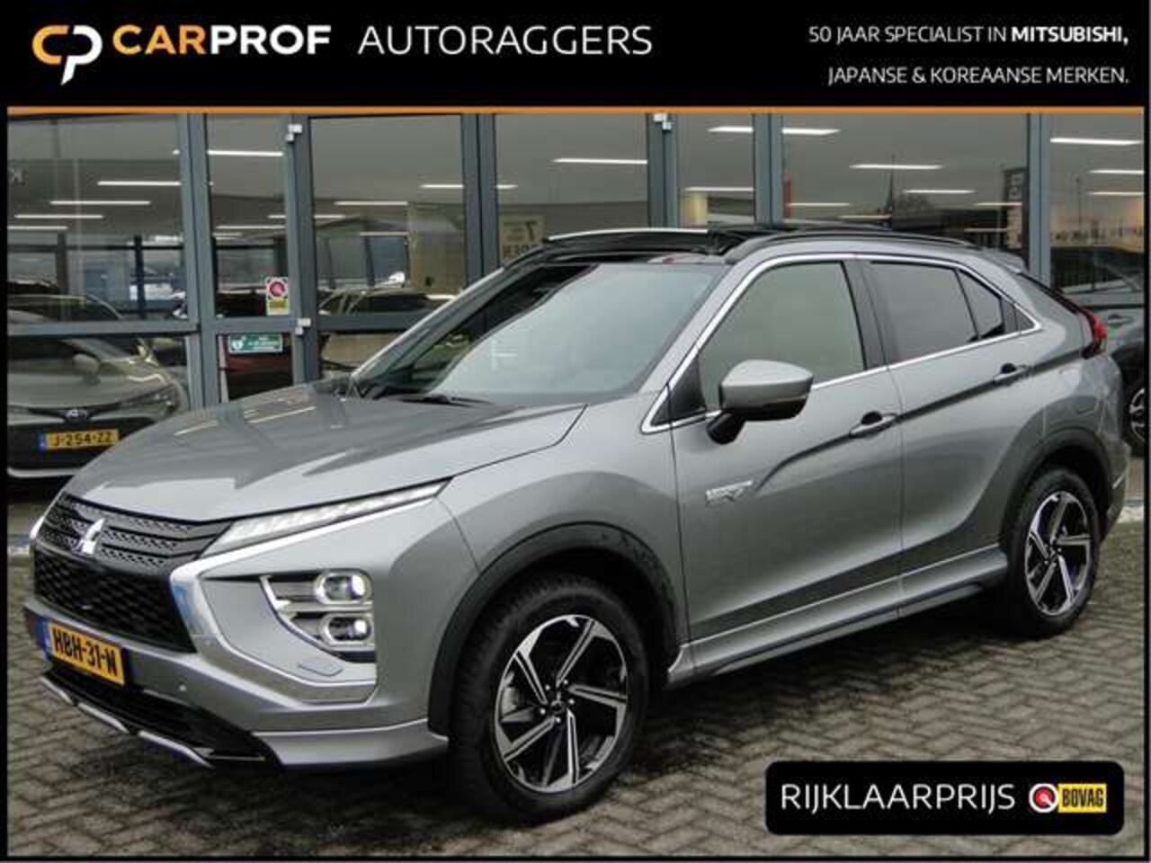 Mitsubishi Eclipse Cross - PHEV 2.4 PHEV Instyle | Schuifdak | Leer - AutoWereld.nl