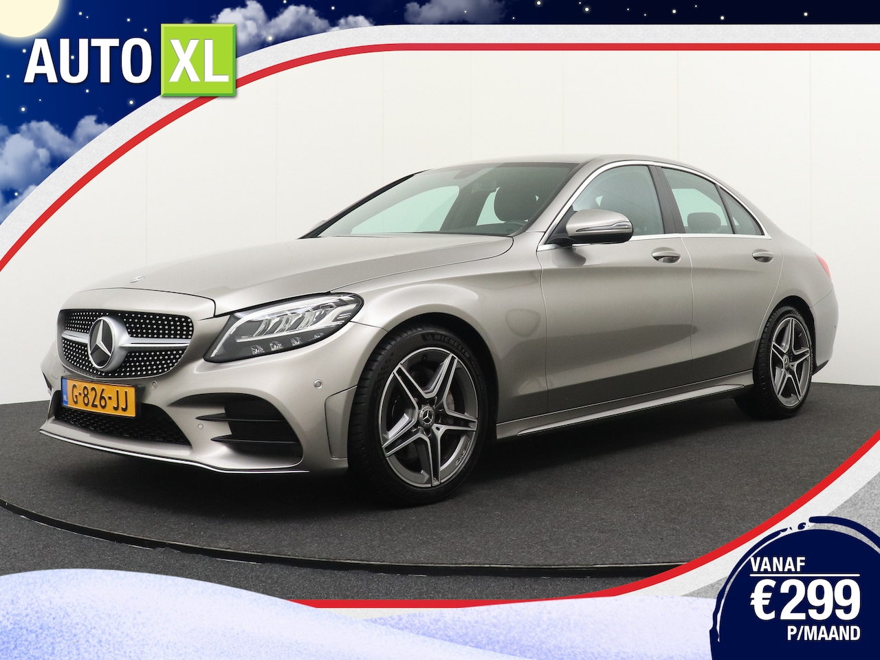 Mercedes-Benz C-klasse - 180 157 PK Aut. AMG-Line Digi.Dash Camera Dodehoek 18'LMV - AutoWereld.nl