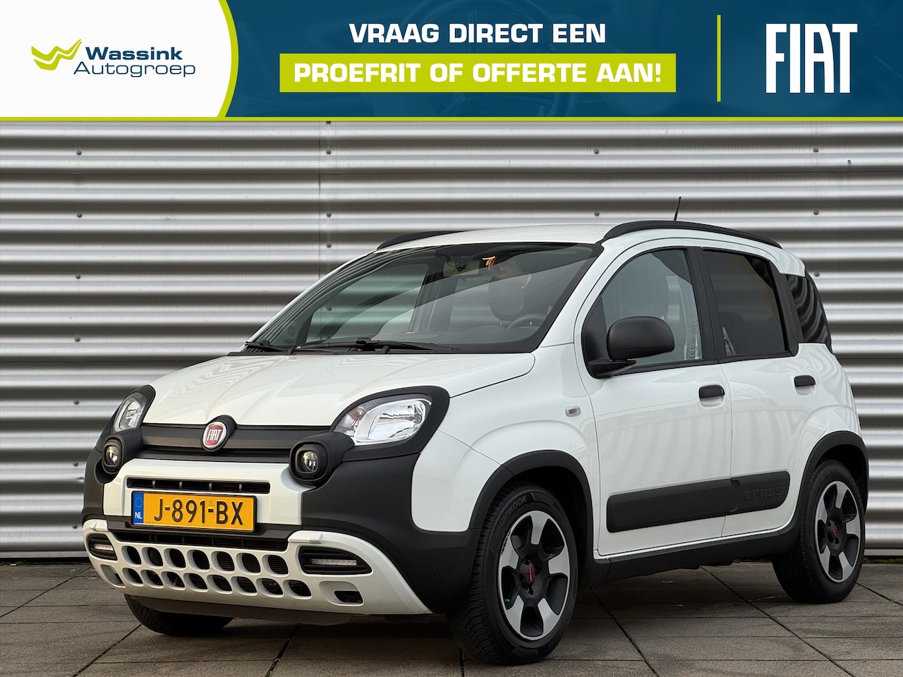 Fiat Panda - 1.0 70pk Hybrid City Cross | Airco | Elektrisch Pakket | NL Auto - AutoWereld.nl