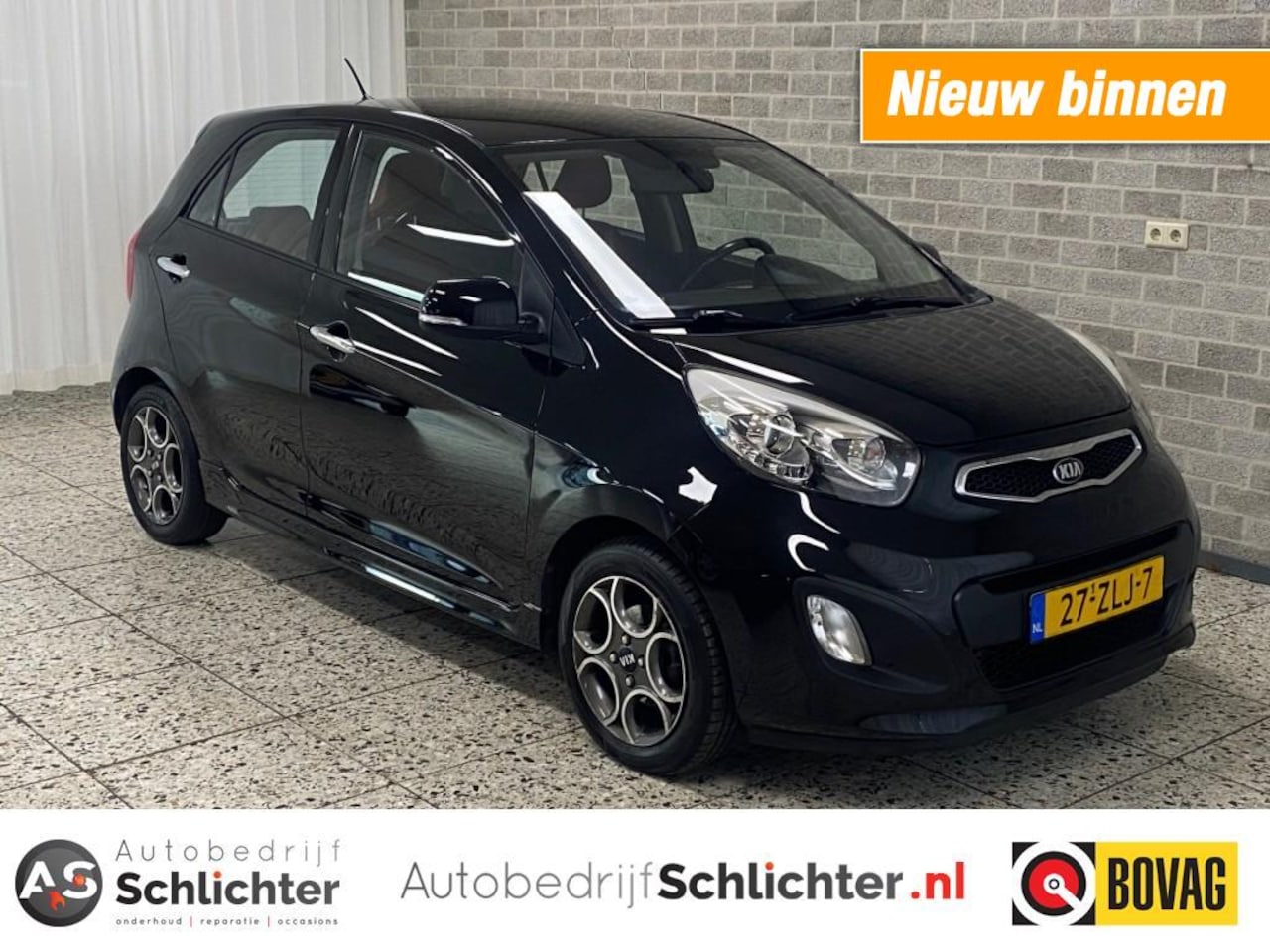 Kia Picanto - 1.0 Design Edition Airco/LM-Velgen/Leer/ Radio-CD/PDC - AutoWereld.nl