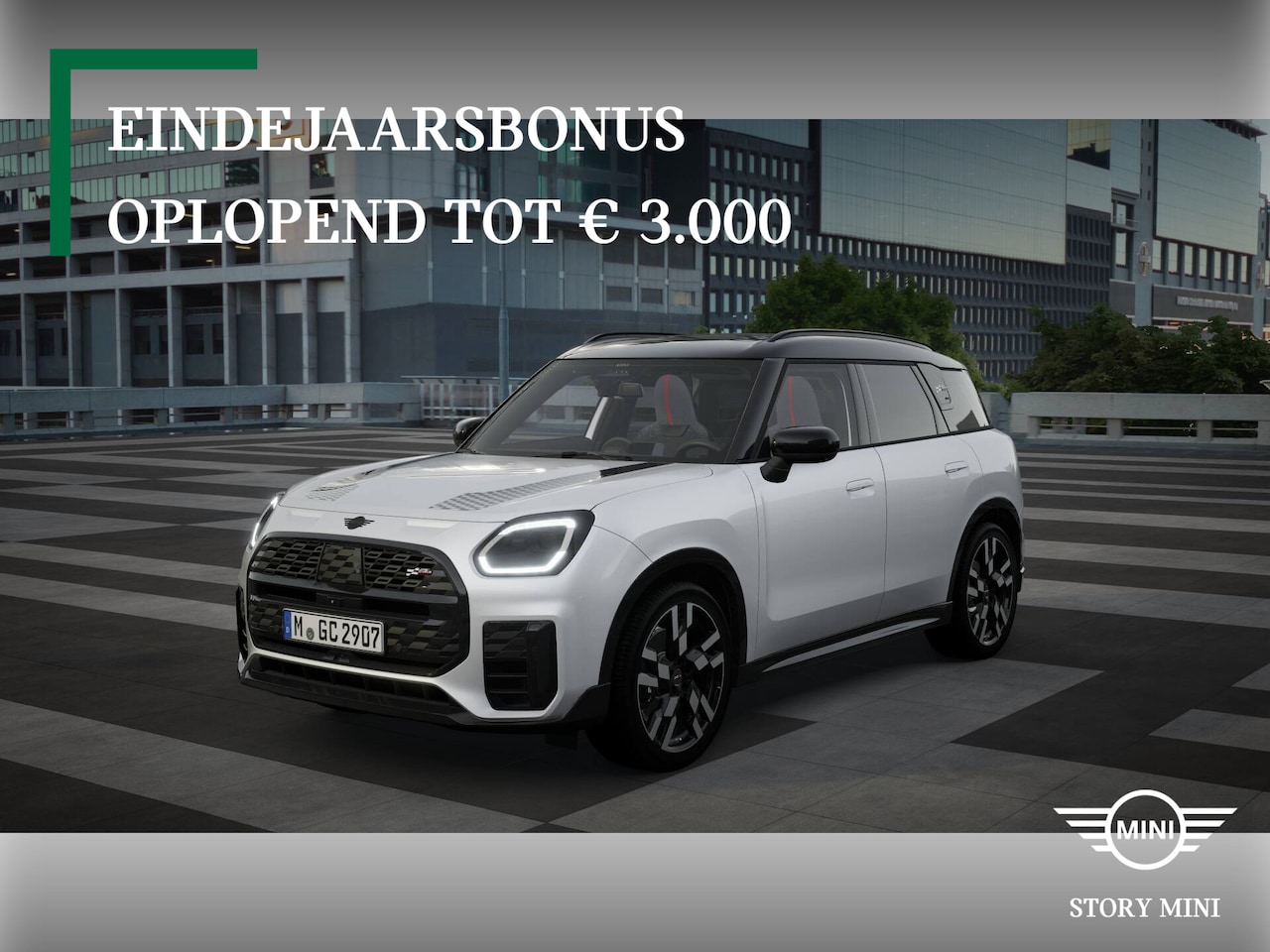 MINI Countryman - S ALL4 Automaat / JCW / Pakket XL / 20" John Cooper Works Flag Spoke 2-tone - AutoWereld.nl