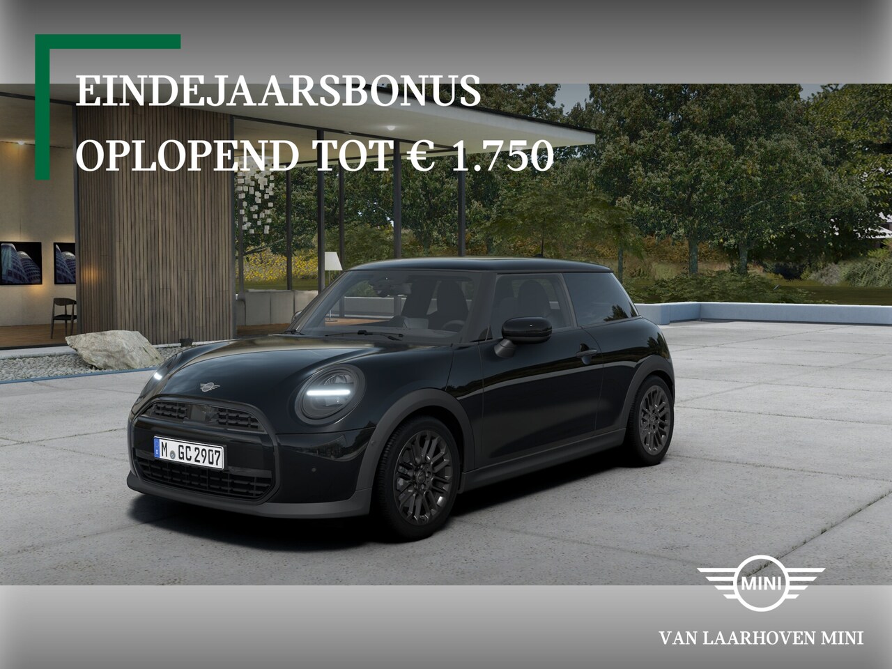 MINI Cooper - Hatchback C Automaat / Blackyard / 17" U-Spoke grey - AutoWereld.nl