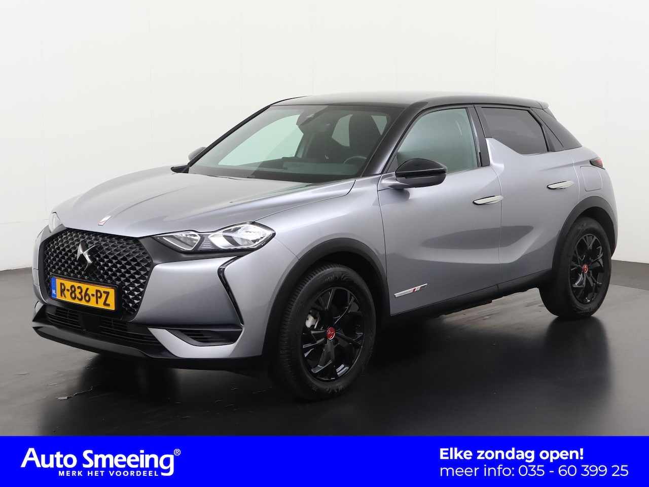 DS 3 Crossback - E-Tense Performance Line 50 kWh | Alcantara | Warmtepomp | Digital Cockpit | Navigatie | Z - AutoWereld.nl