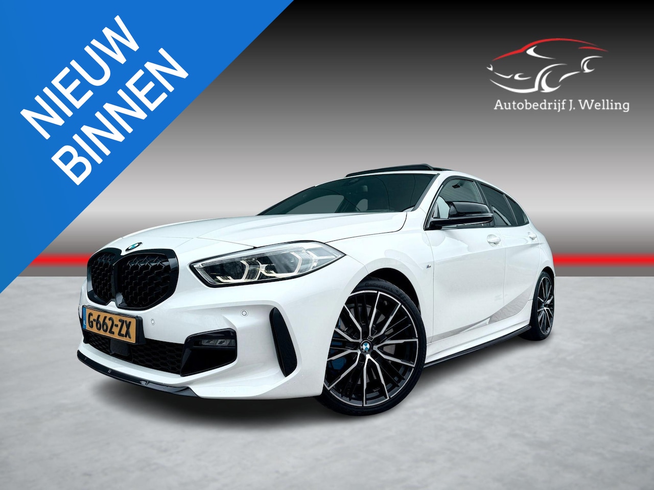 BMW 1-serie - 118i M-Sport / Leder / Pano / Sfeerverlichting - AutoWereld.nl