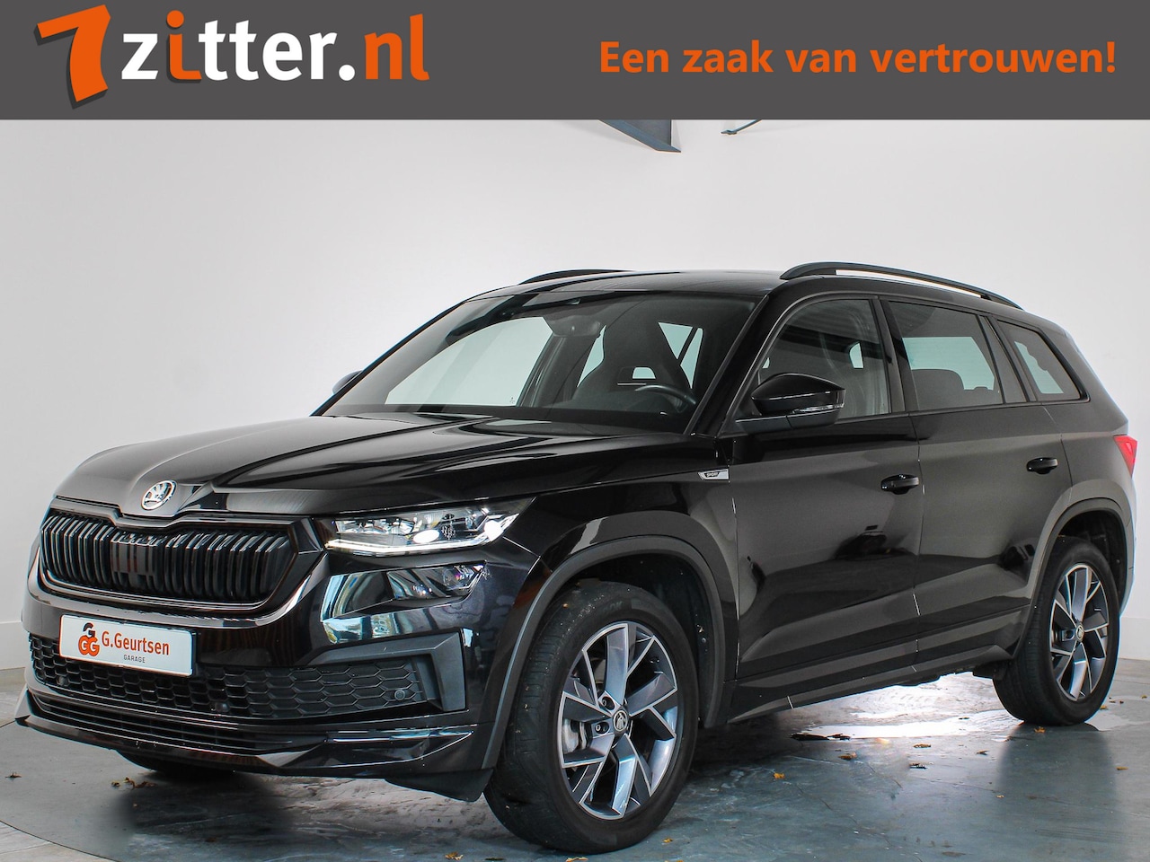 Skoda Kodiaq - 1.5 TSI Sportline Business 7-Persoons Sportstoelen, Memory, LED, Virtual, ACC, Apple Carpl - AutoWereld.nl