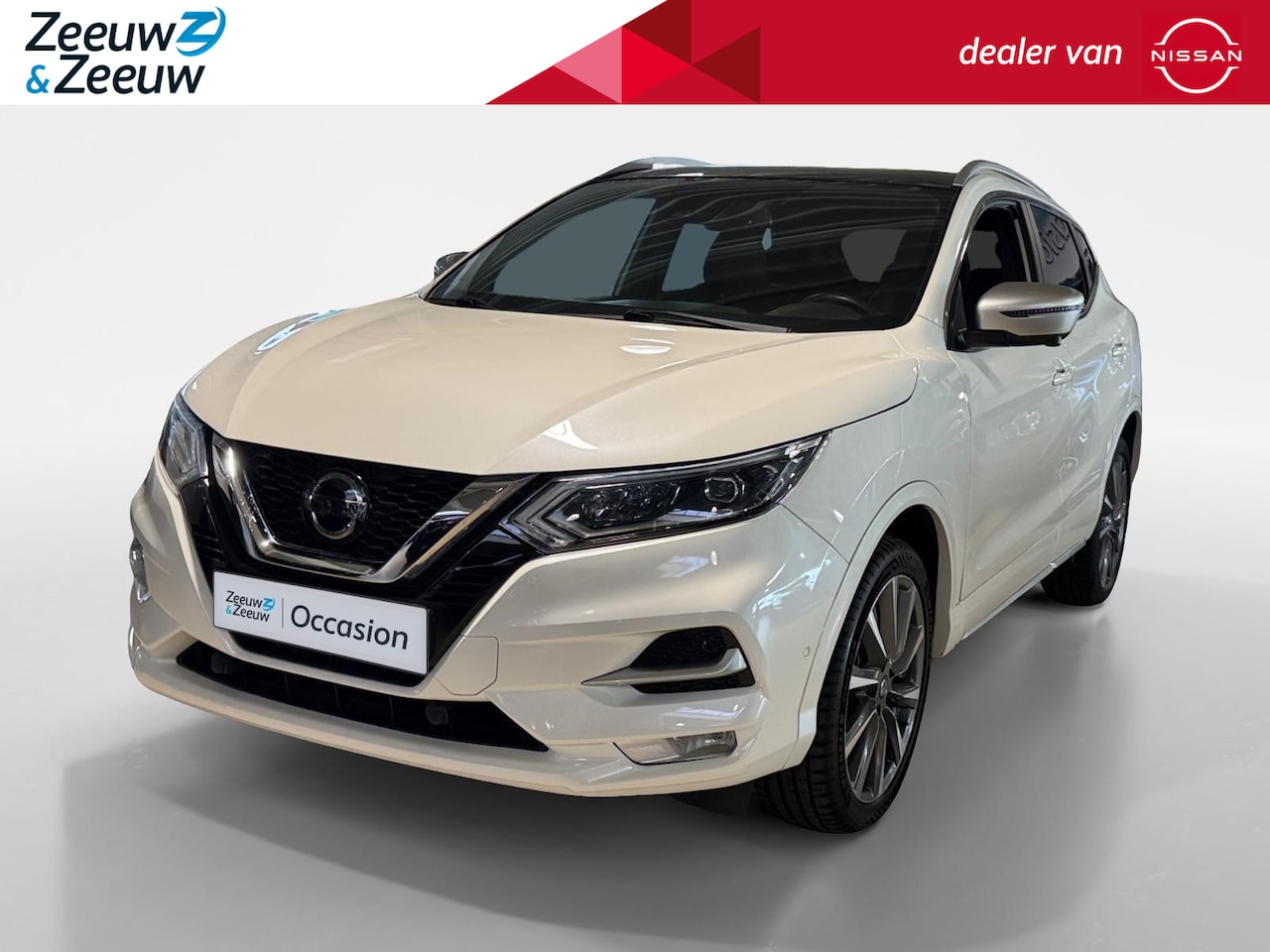 Nissan Qashqai - 1.3 DIG-T Tekna + Trekhaak | Leder | 360 graden camera | Dealeronderhouden | BOSE | - AutoWereld.nl