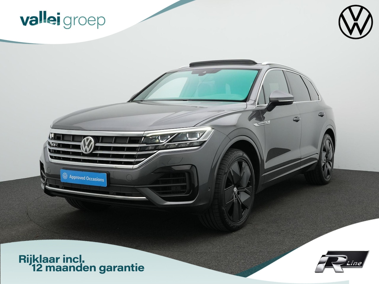 Volkswagen Touareg - 3.0 TSI 340 pk tiptronic R-Line | Panoramadak | Trekhaak | Luchtvering | Savona leder | Ge - AutoWereld.nl