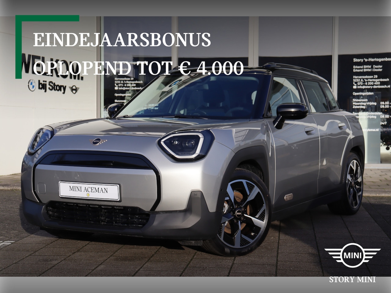 MINI Aceman - E / Classic / Pakket S / 18 inch Slide Spoke 2-tone - AutoWereld.nl