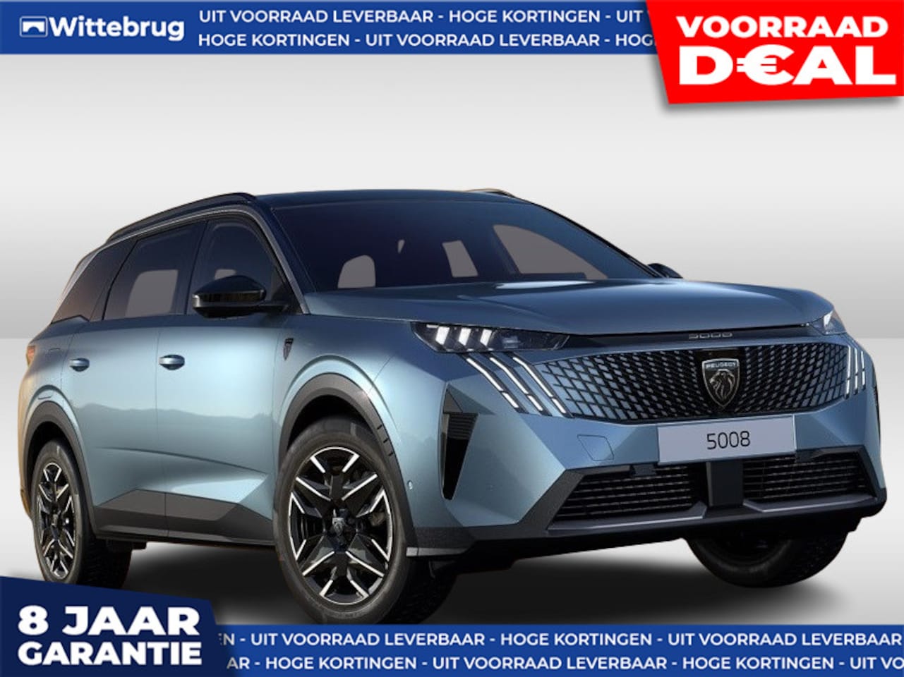 Peugeot 5008 - 1.2 Hybrid 145 GT SNEL RIJDEN - PANORAMADAK - 8 JAAR GARANTIE - AutoWereld.nl