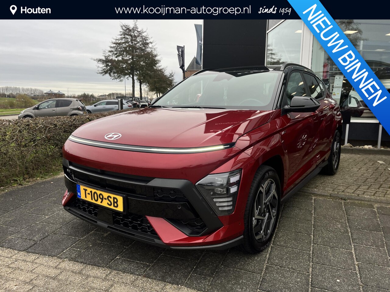 Hyundai Kona - 1.6 GDI HEV N Line Sky Eerste Eigenaar, 18 Inch, Schuif/Kanteldak, Stoelverwarming, Apple - AutoWereld.nl