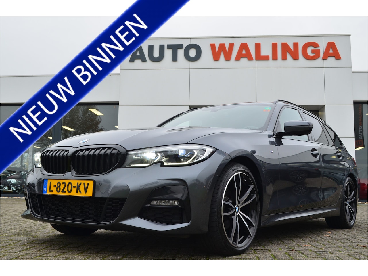 BMW 3-serie Touring - 318i M Pakket Vol Leer | Carplay | Stoelverw | Camera | Zeer Mooi en verzorgd exemplaar! - AutoWereld.nl