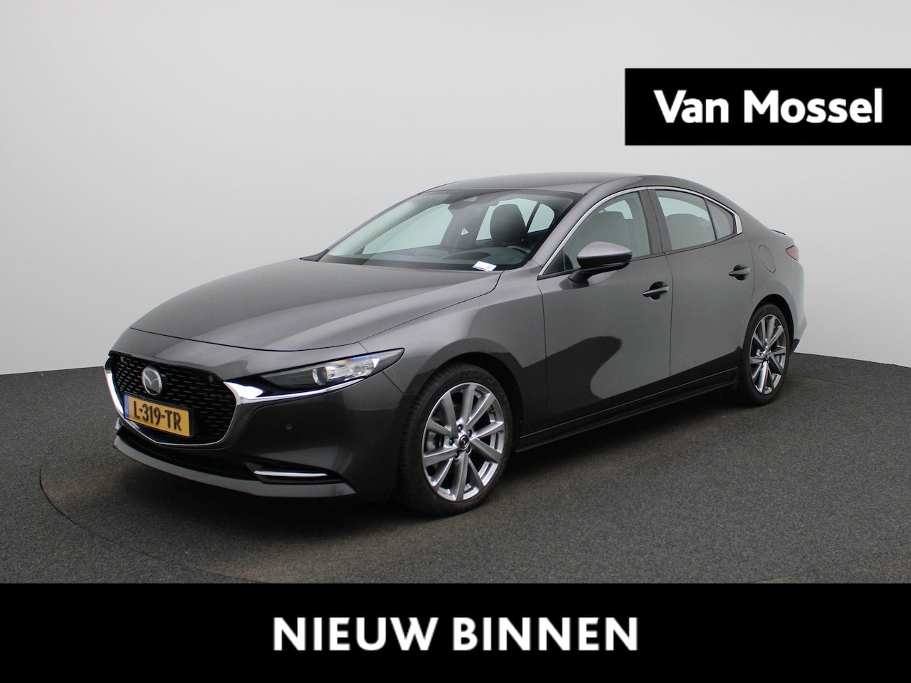 Mazda 3 - 2.0 e-SkyActiv-X M Hybrid 186 Comfort | Navigatie | Stoel/ Stuur verwarming | Elektrisch V - AutoWereld.nl