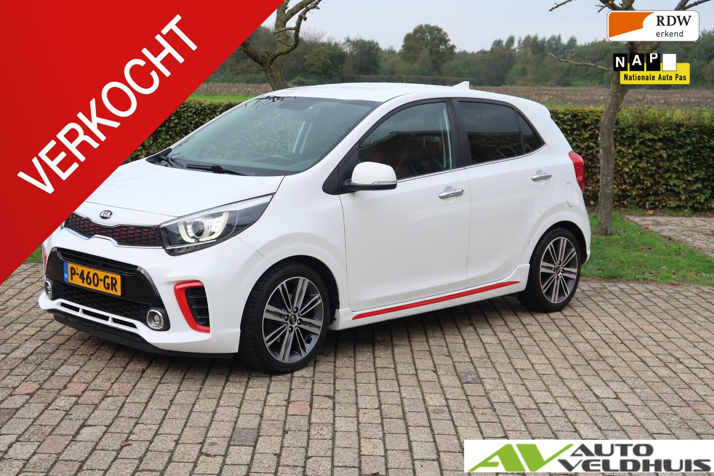 Kia Picanto - 1.0 GT-Line|Cam|Leder|AppleCarplay - AutoWereld.nl