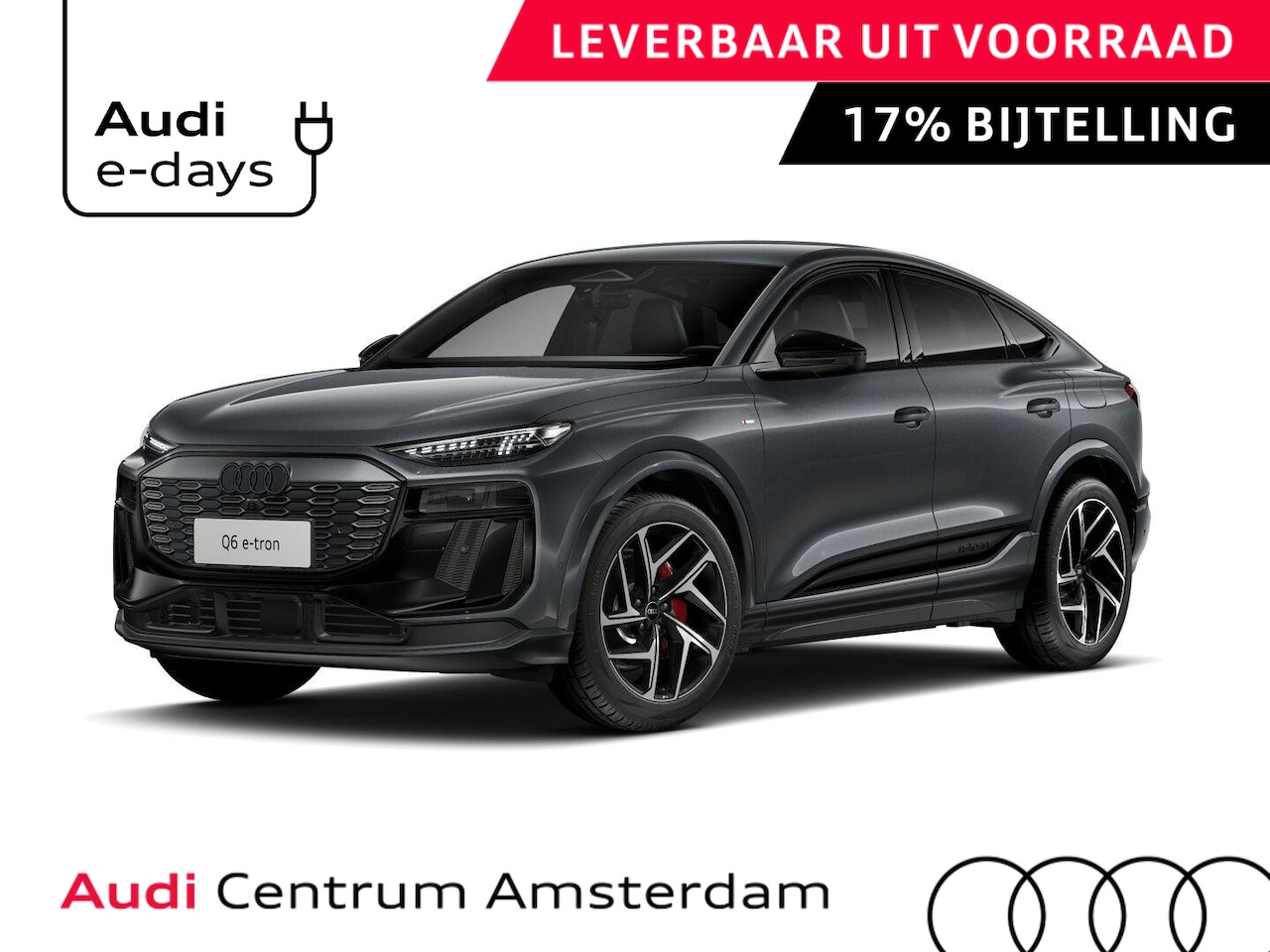 Audi Q6 Sportback e-tron - S edition perf 100Kwh 306 pk Sportback | Techniek pakket pro | Lederen bekleding | Rode re - AutoWereld.nl