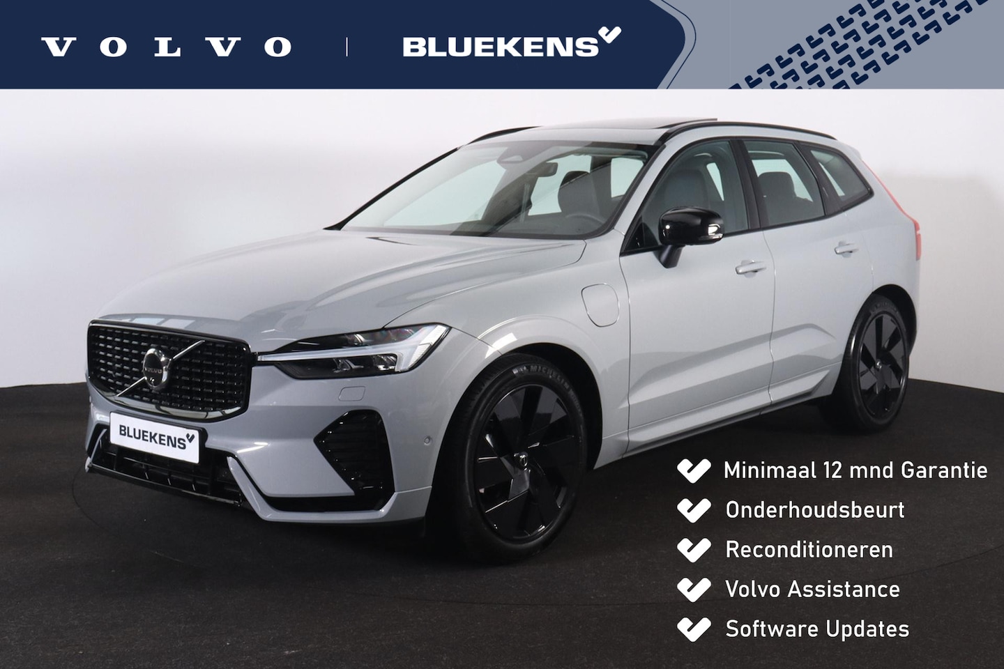 Volvo XC60 - T6 Recharge AWD Ultra Dark - Luchtvering - Panorama/schuifdak - IntelliSafe Assist & Surro - AutoWereld.nl