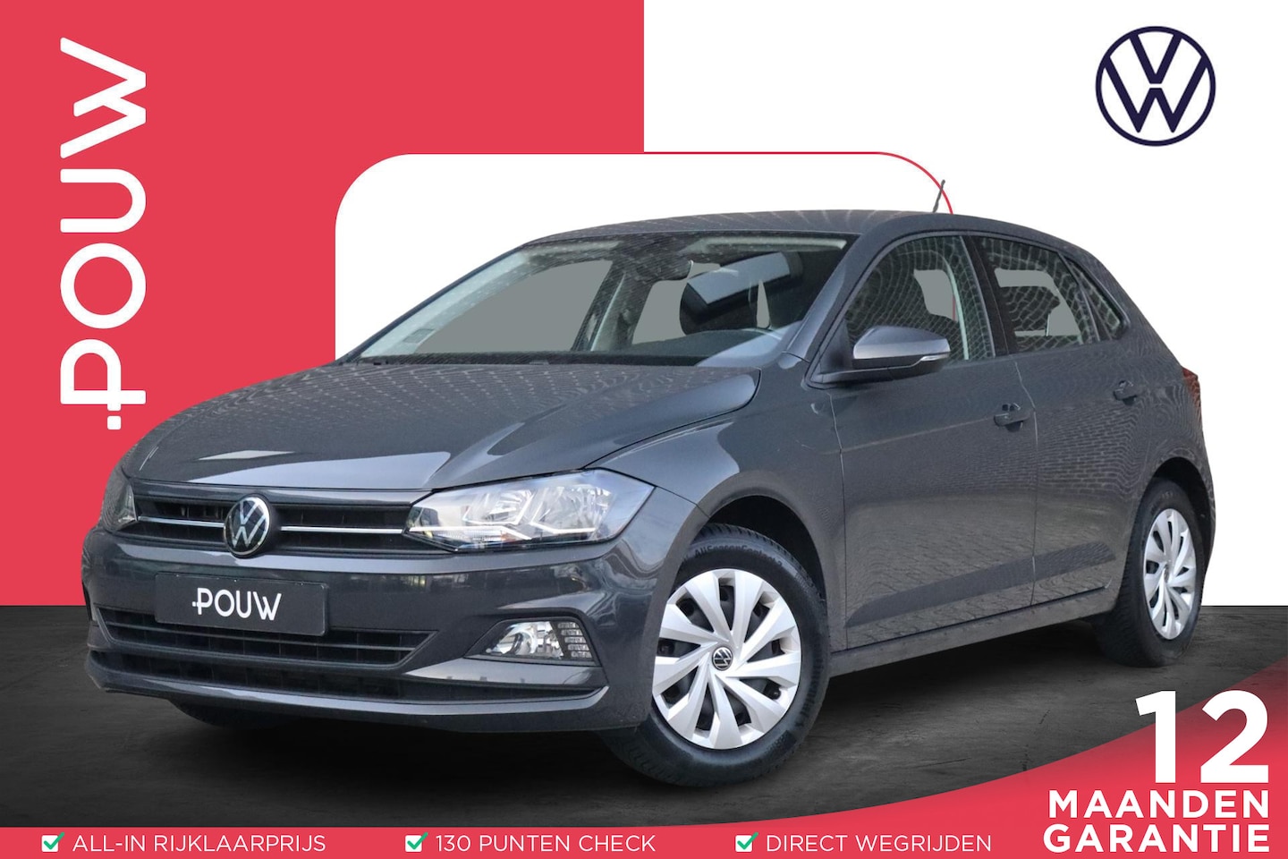 Volkswagen Polo - 1.0 TSI 95pk Comfortline | Navigatie | Adaptieve Cruise Control | Airconditioning - AutoWereld.nl