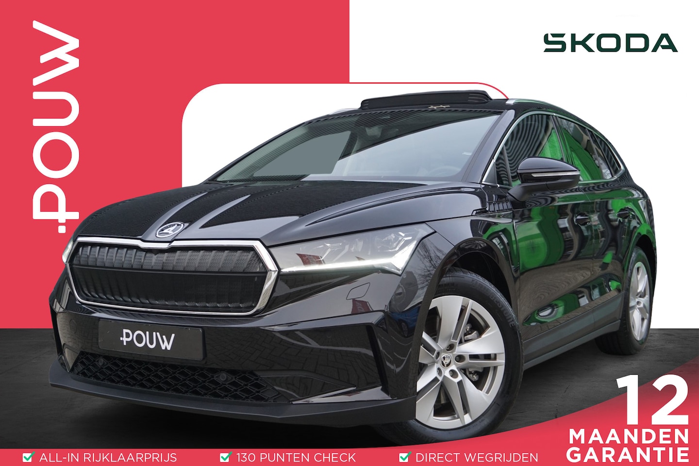 Skoda Enyaq iV - 80 204pk Business Edition Plus | Trekhaak | Panoramadak | Stoelverwarming | Adaptive Cruis - AutoWereld.nl