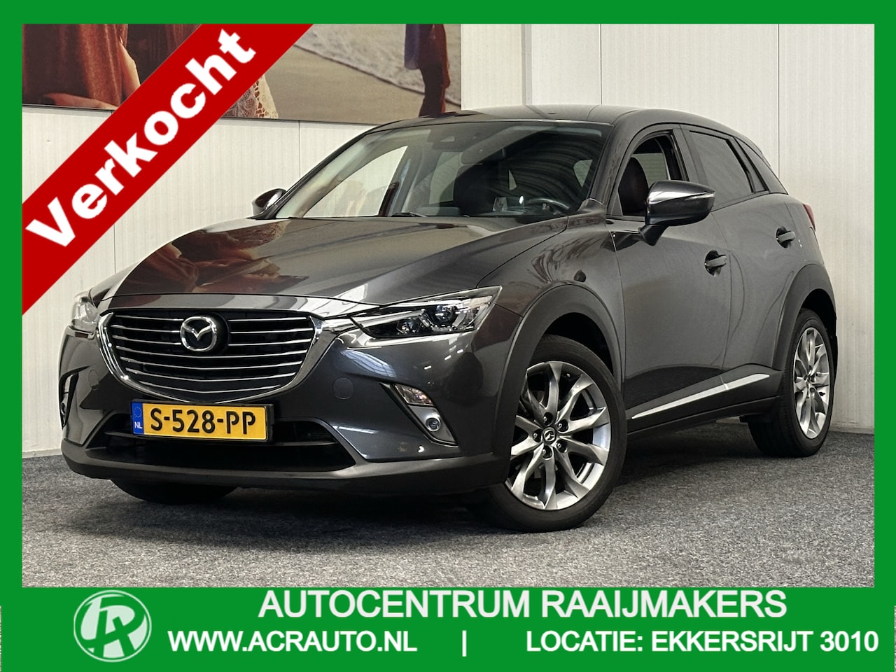 Mazda CX-3 - 2.0 SKY ACTIVE -G 120 GT-M ACHTERUITRIJ CAMERA HEAD UP DISPLAY KEYLESS GO STOELVERWARMING - AutoWereld.nl