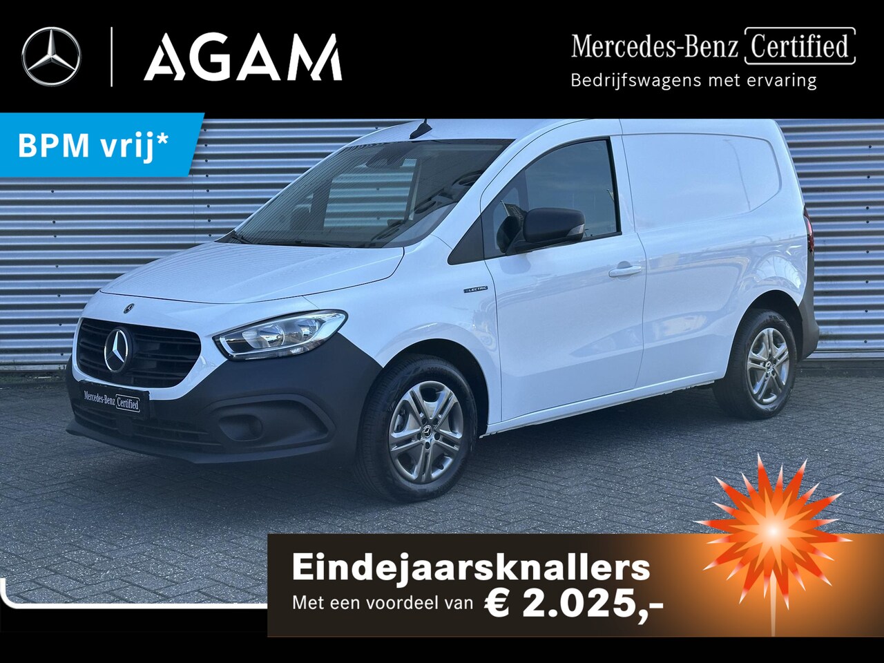 Mercedes-Benz eCitan - Pro-Edition SoH 98.6 % Airco Navigatie 51 kWh WLTP 285km L1 Snelladen - AutoWereld.nl