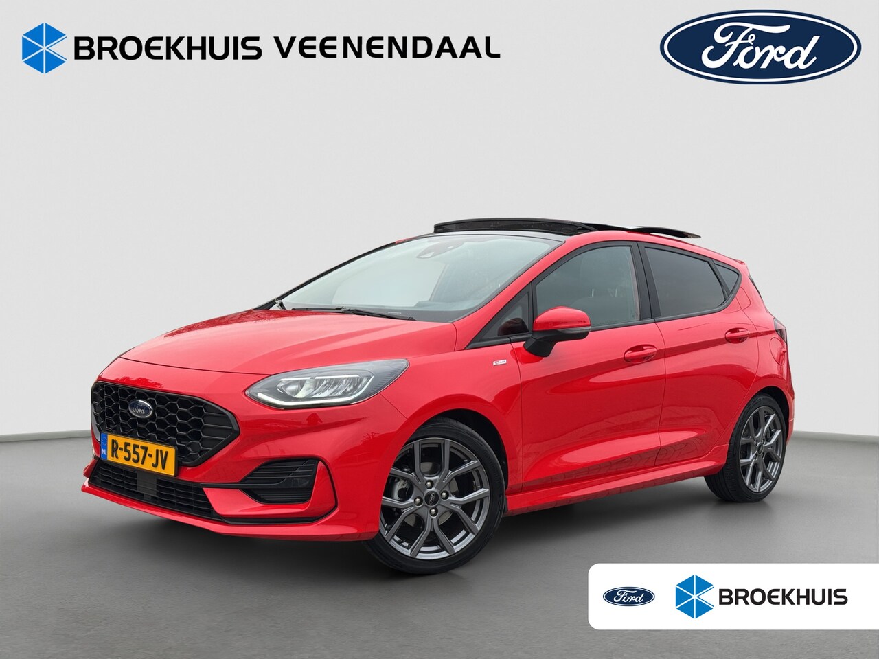 Ford Fiesta - 1.0 Hybrid ST-Line X | Panoramadak | Adap. Cruise | Stoelverwarming | Navigatie | B&O Audi - AutoWereld.nl