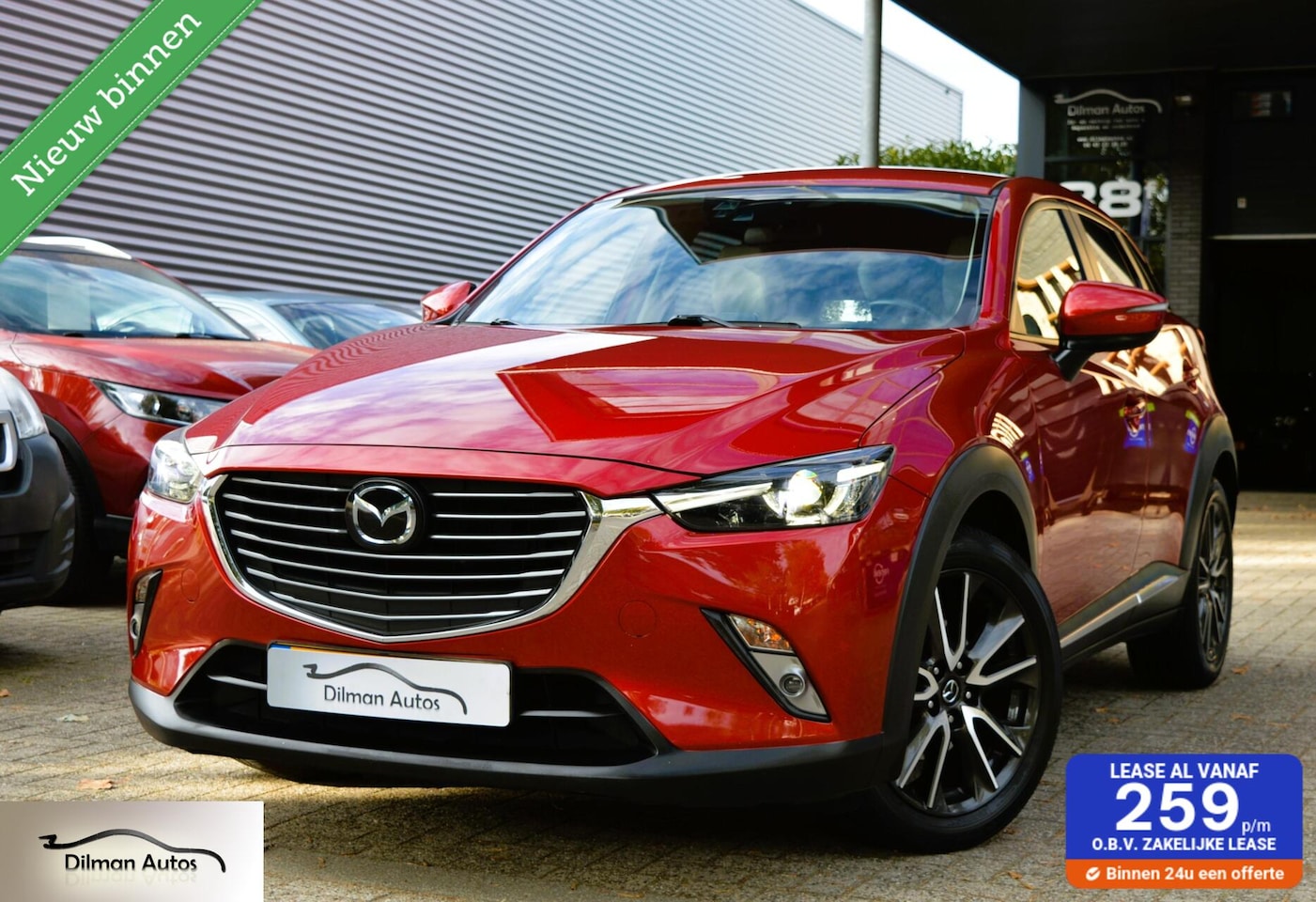 Mazda CX-3 - 2.0 SkyActiv-G 150 GT-M 4WD|Camera|Navi|Cruise!! - AutoWereld.nl