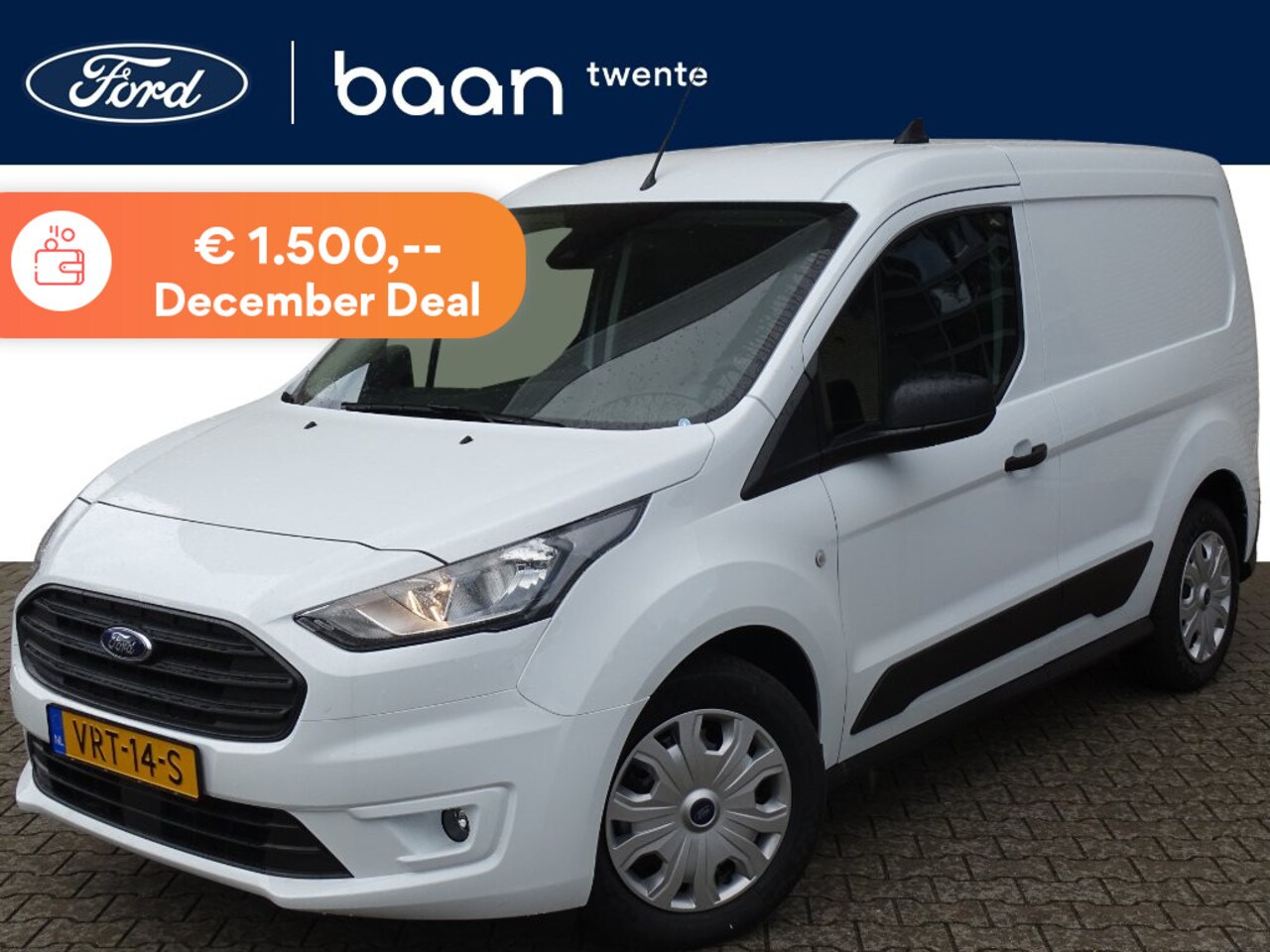 Ford Transit Connect - L1 1.5 EcoBlue 100pk Trend adaptieve cruise. / airco / voorruitverw. / bijrijdersstoel / b - AutoWereld.nl