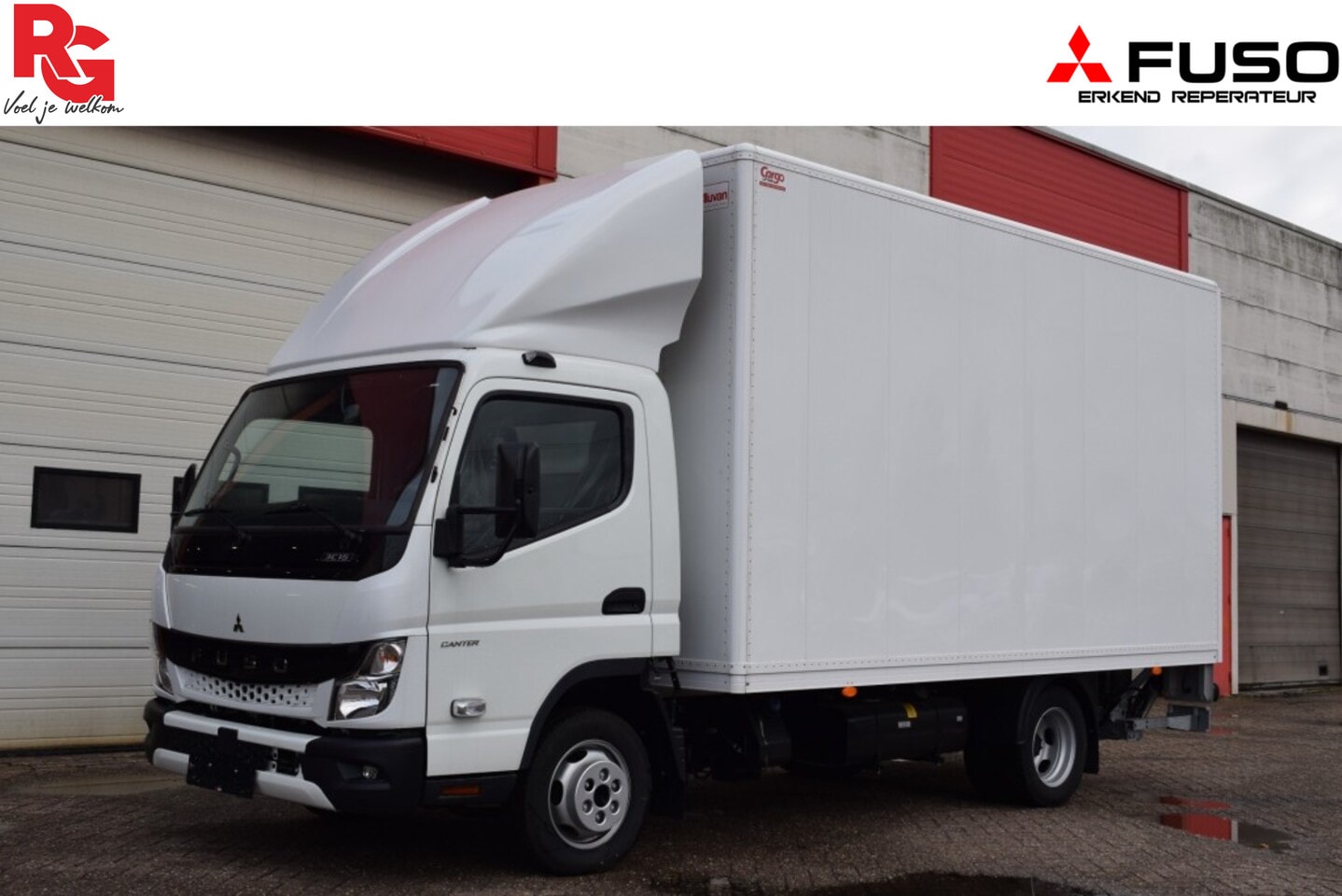 Fuso Canter - 3C15 3.0 MT BAKWAGEN 3400 WB 1000 KG LAADKLEP NIEUW en BPM VRIJ - AutoWereld.nl